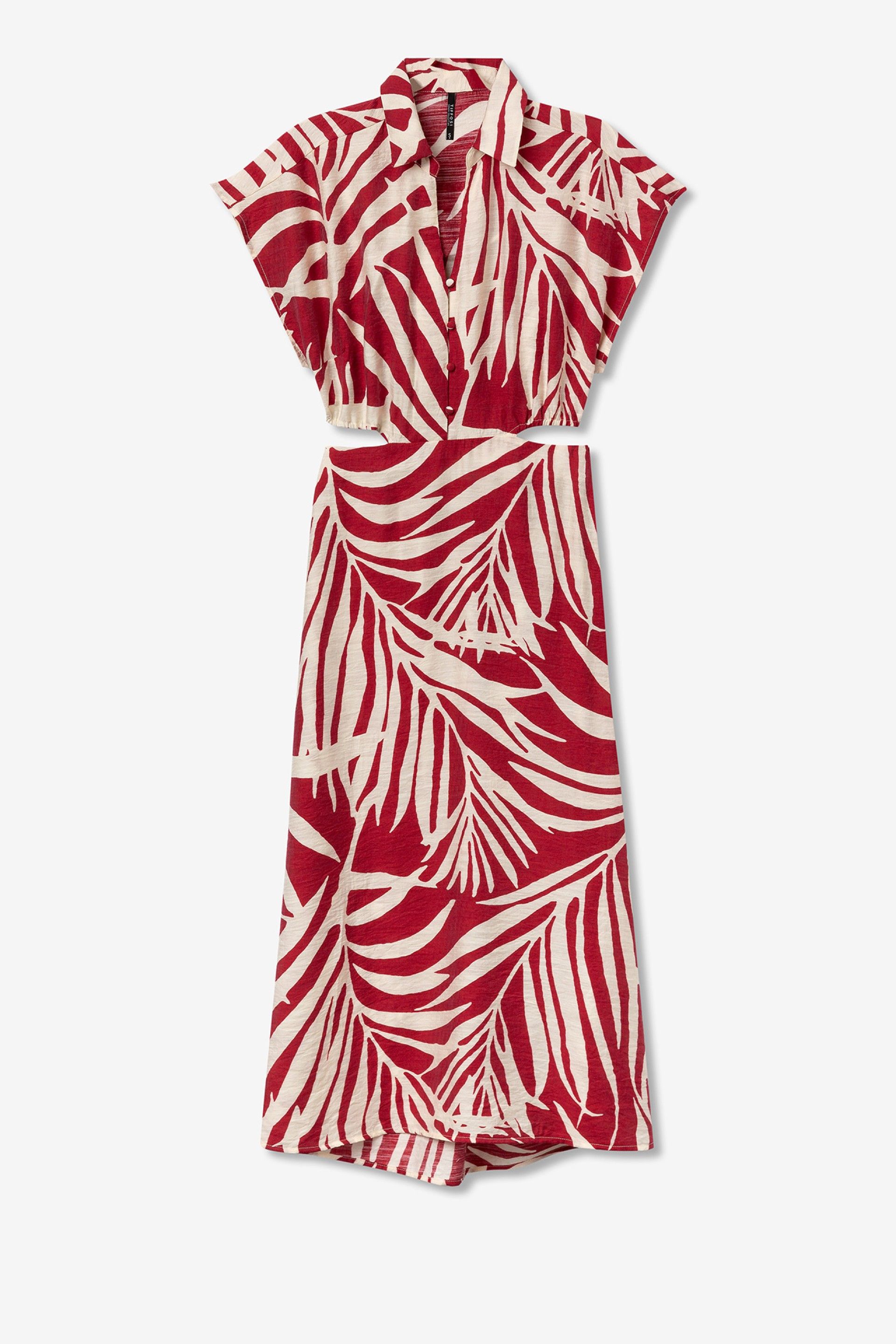 Vestido Midi Corneto Rojo