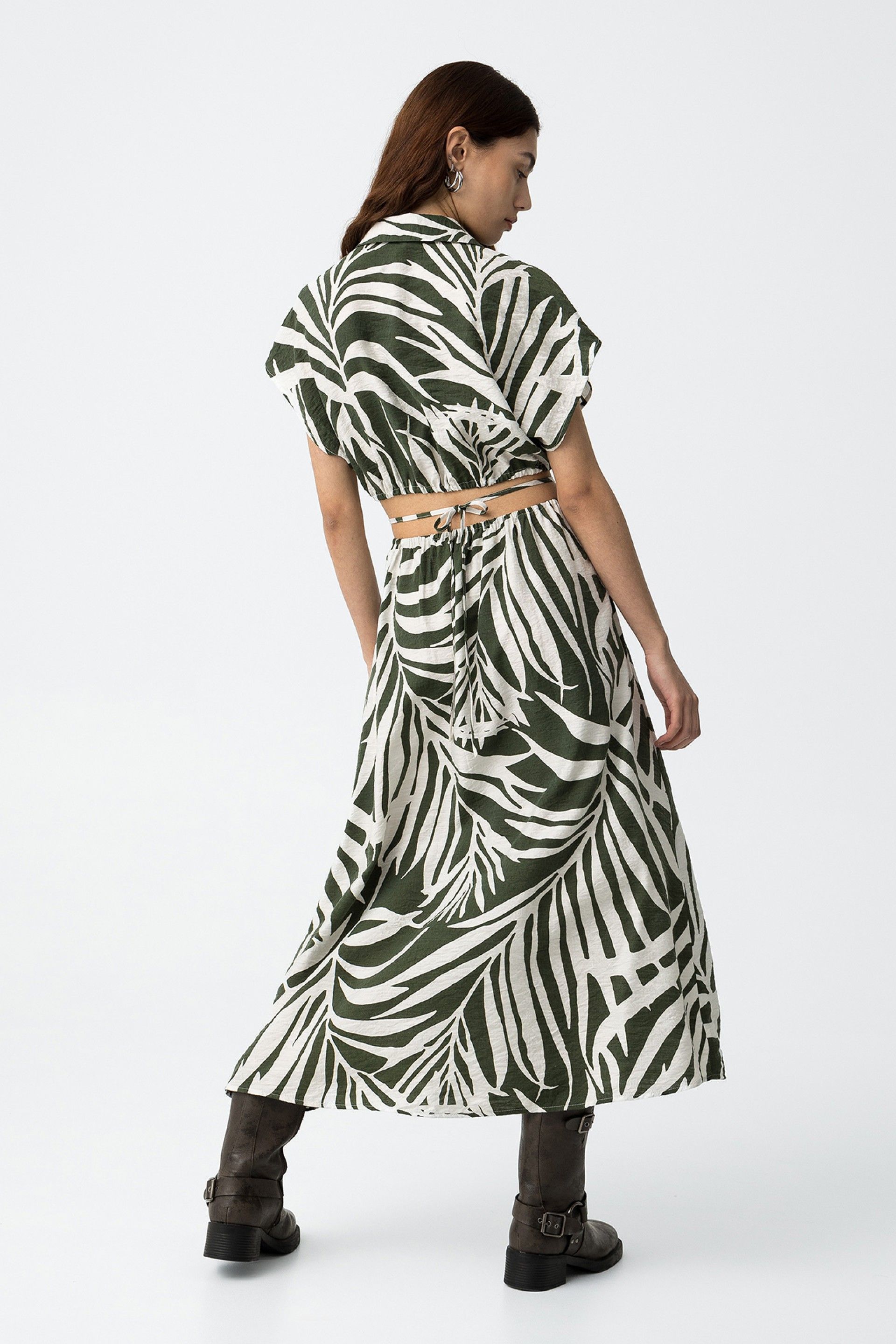 Vestido Midi Corneto Verde