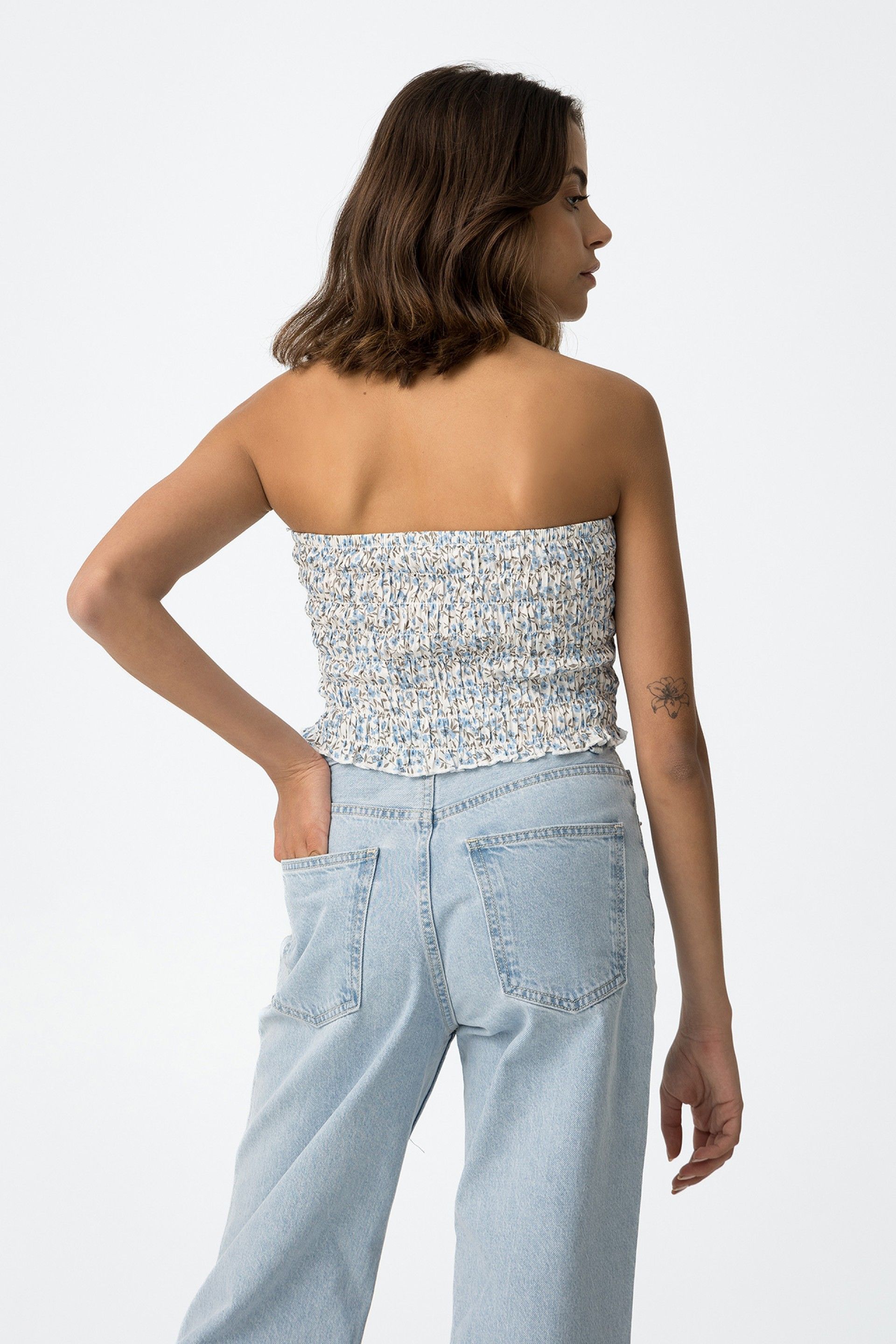 Top Bandeau Floral Desh