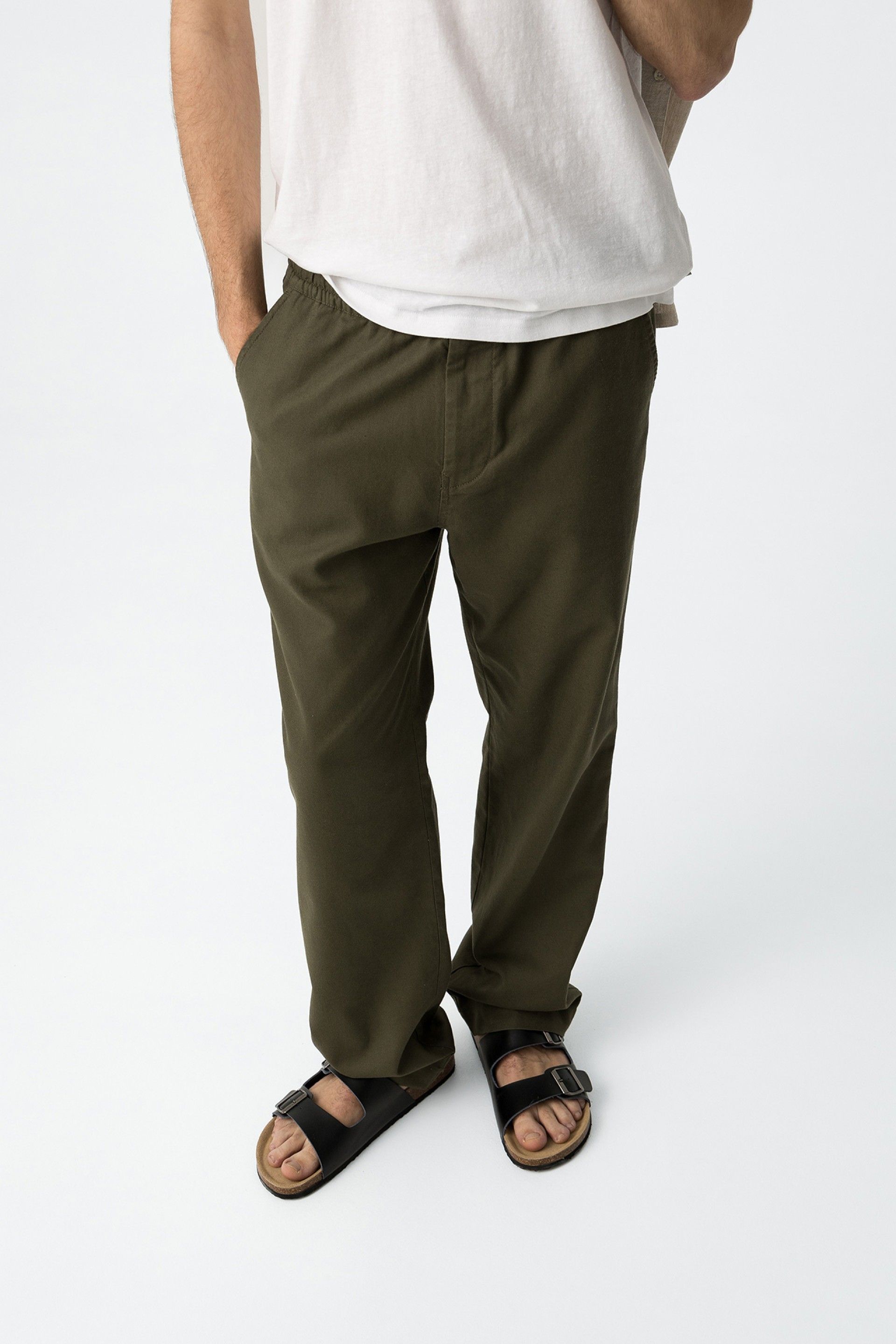 Pantalón Relaxed Pant Olive
