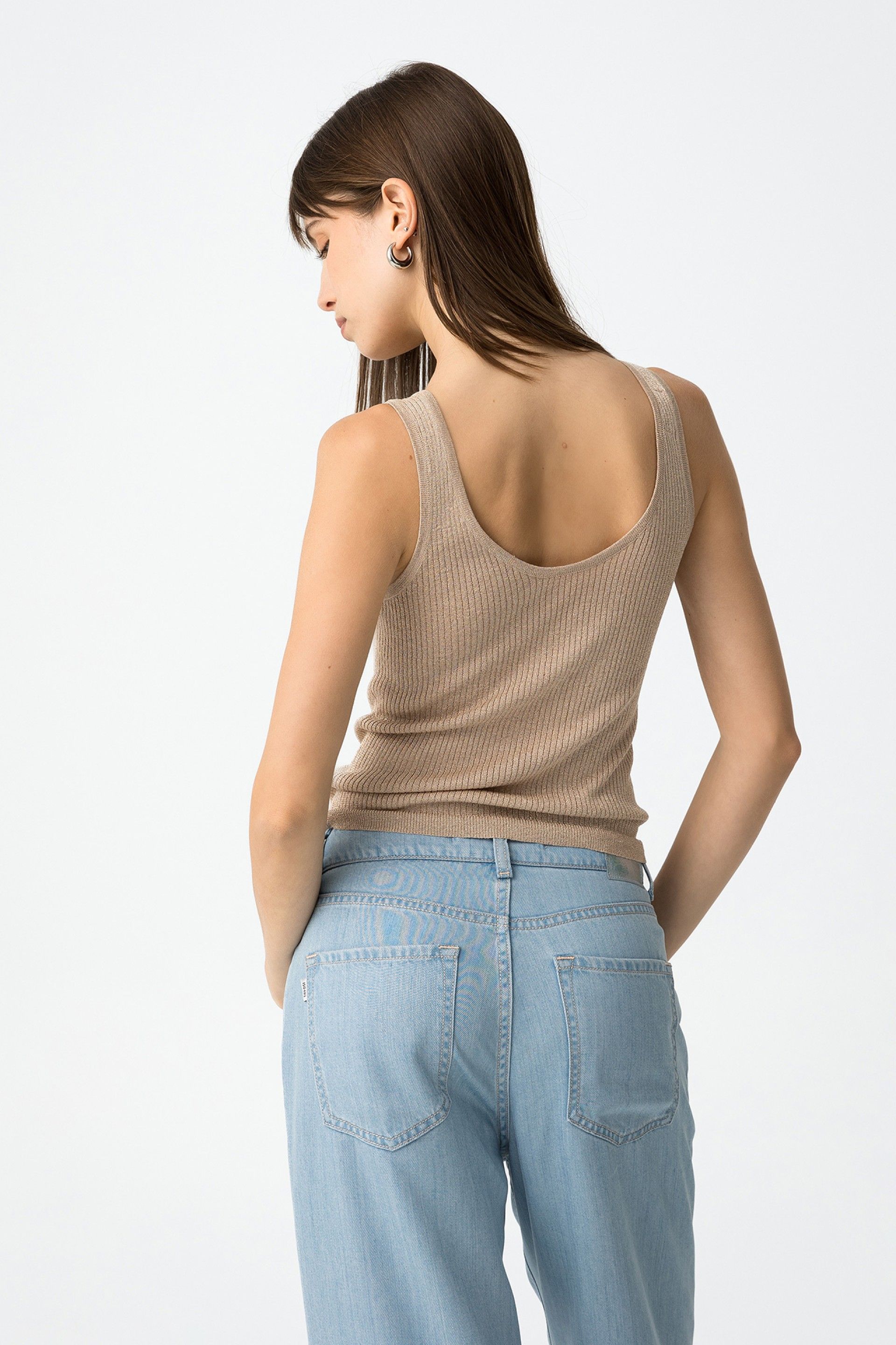 Top Luzia Reversible Beige