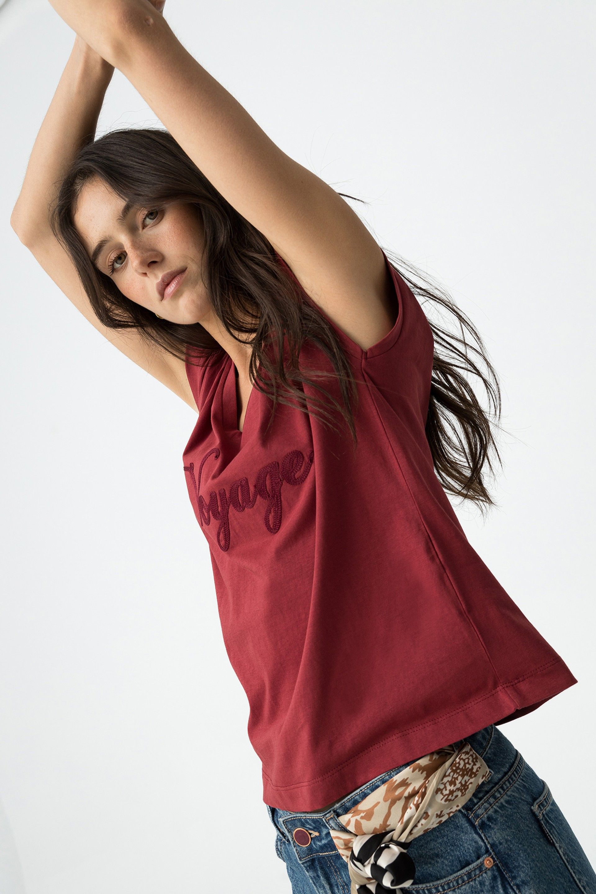 Camiseta Cammie Granate