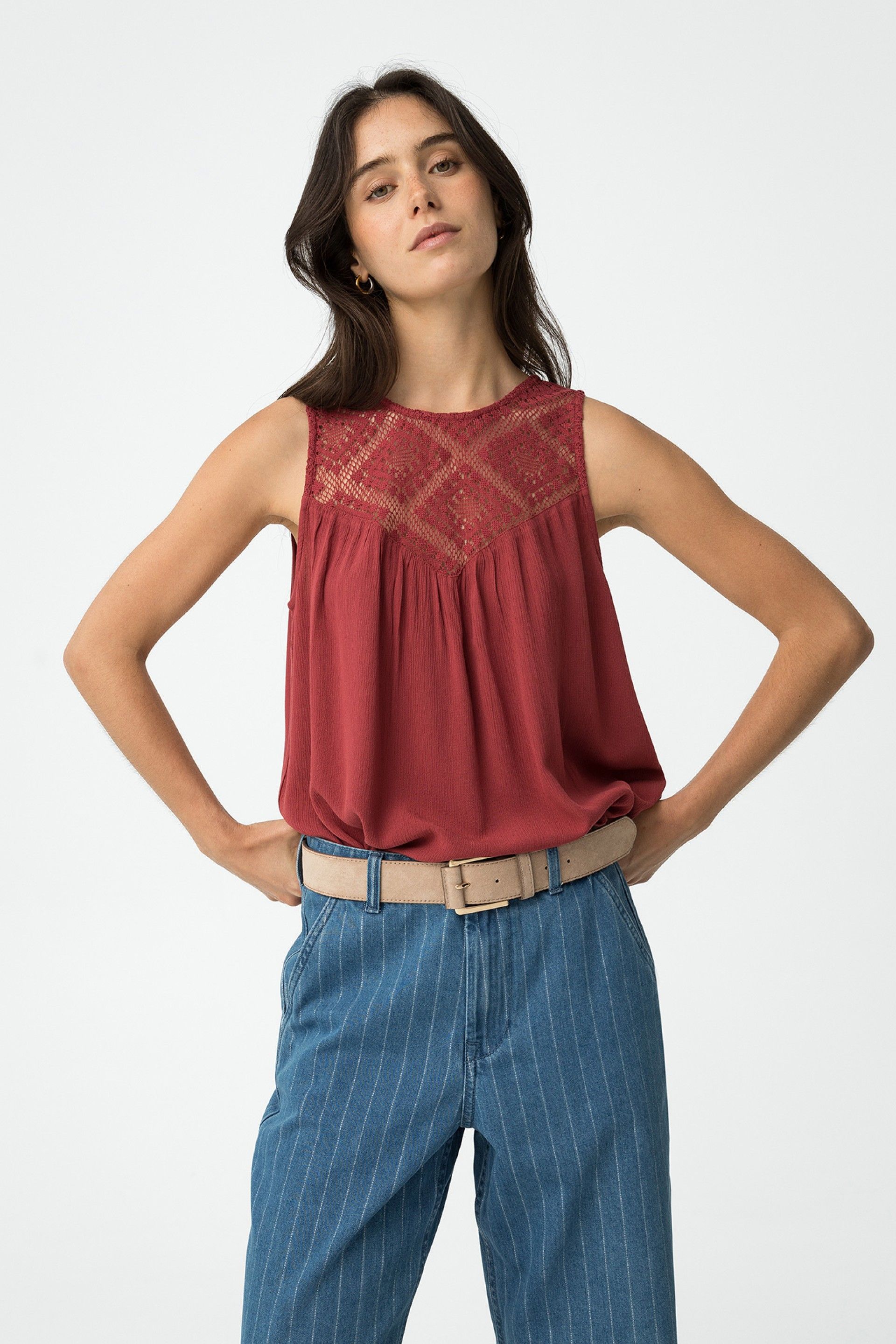 Blusa Debi Roja