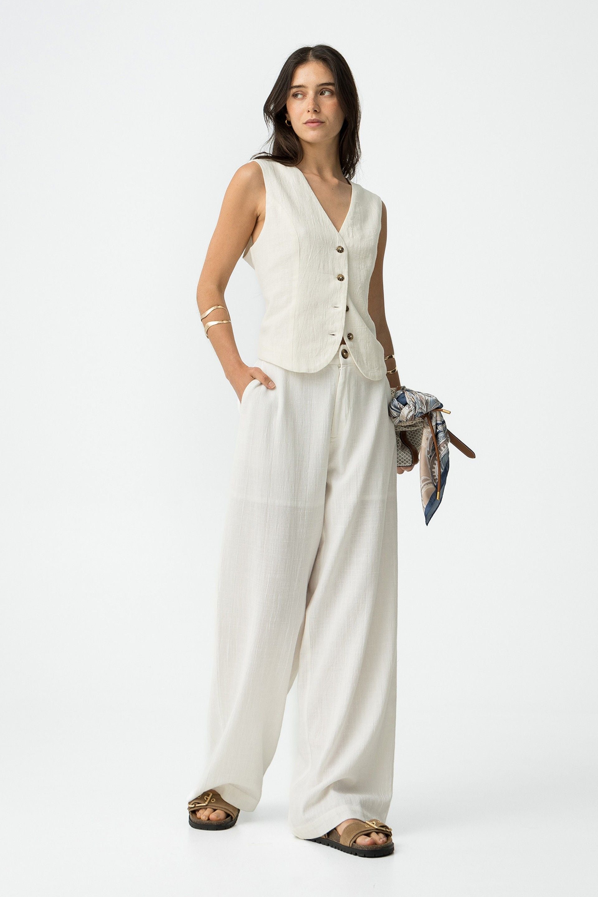 Pantalón Colety Blanco