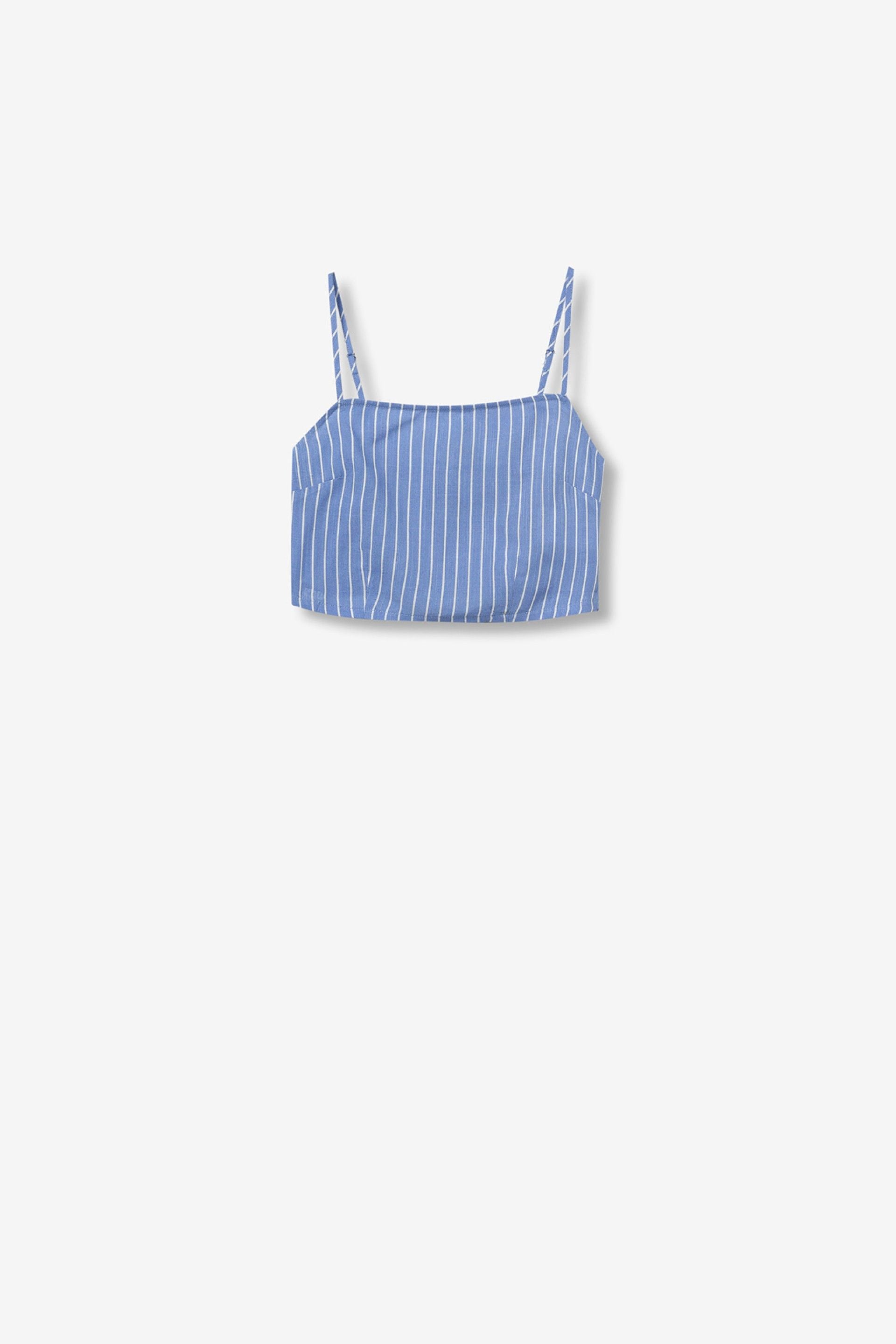 Top Greece Azul Rayas