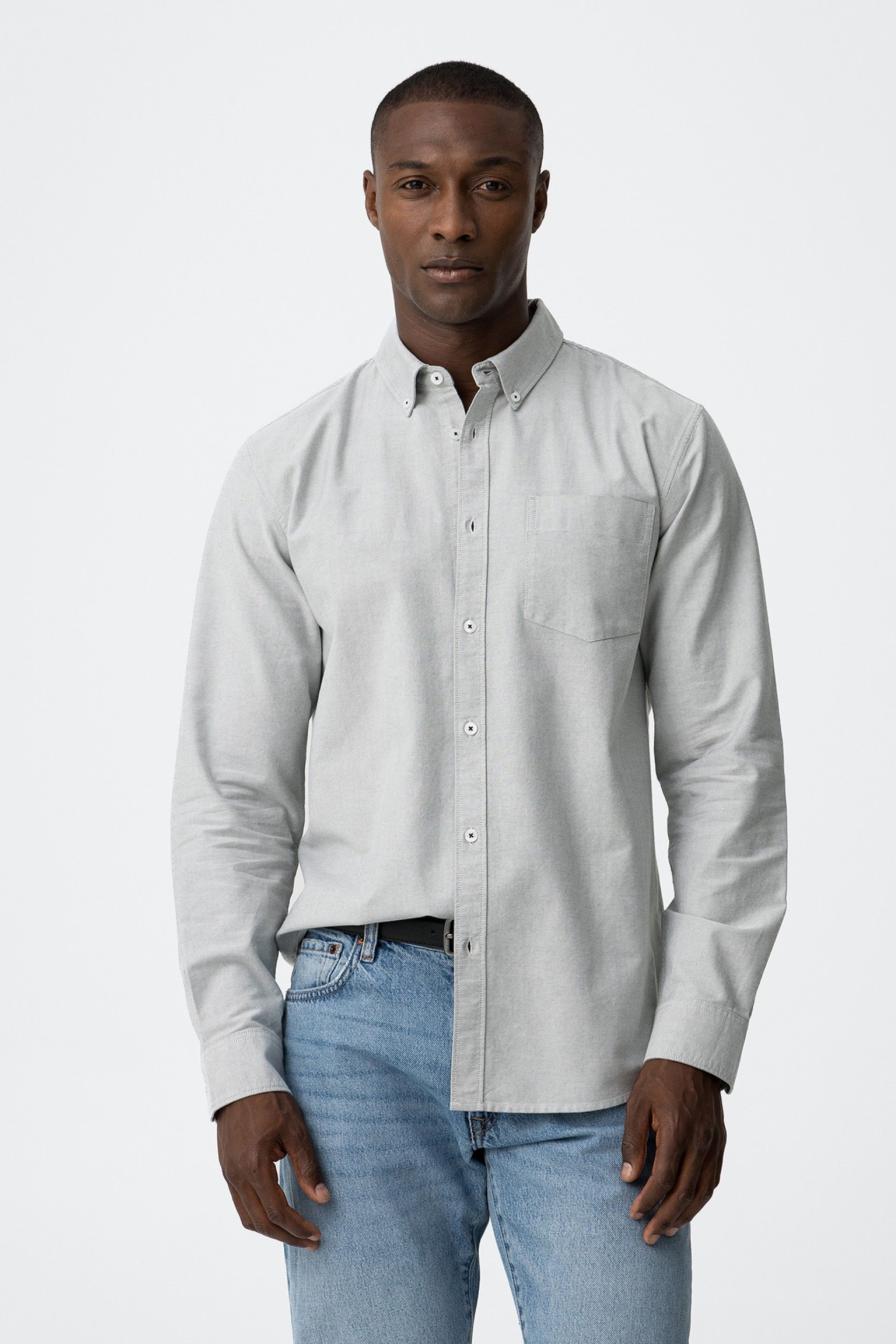 Camisa Tommy Gris Verdoso
