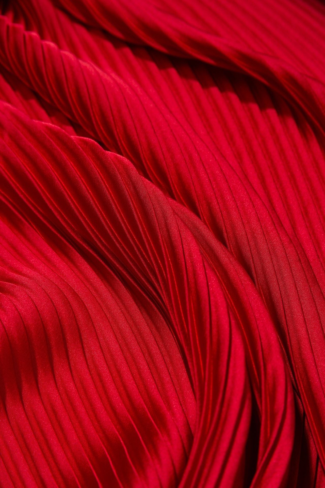 Pañuelo Cuello Plisado Rojo 210