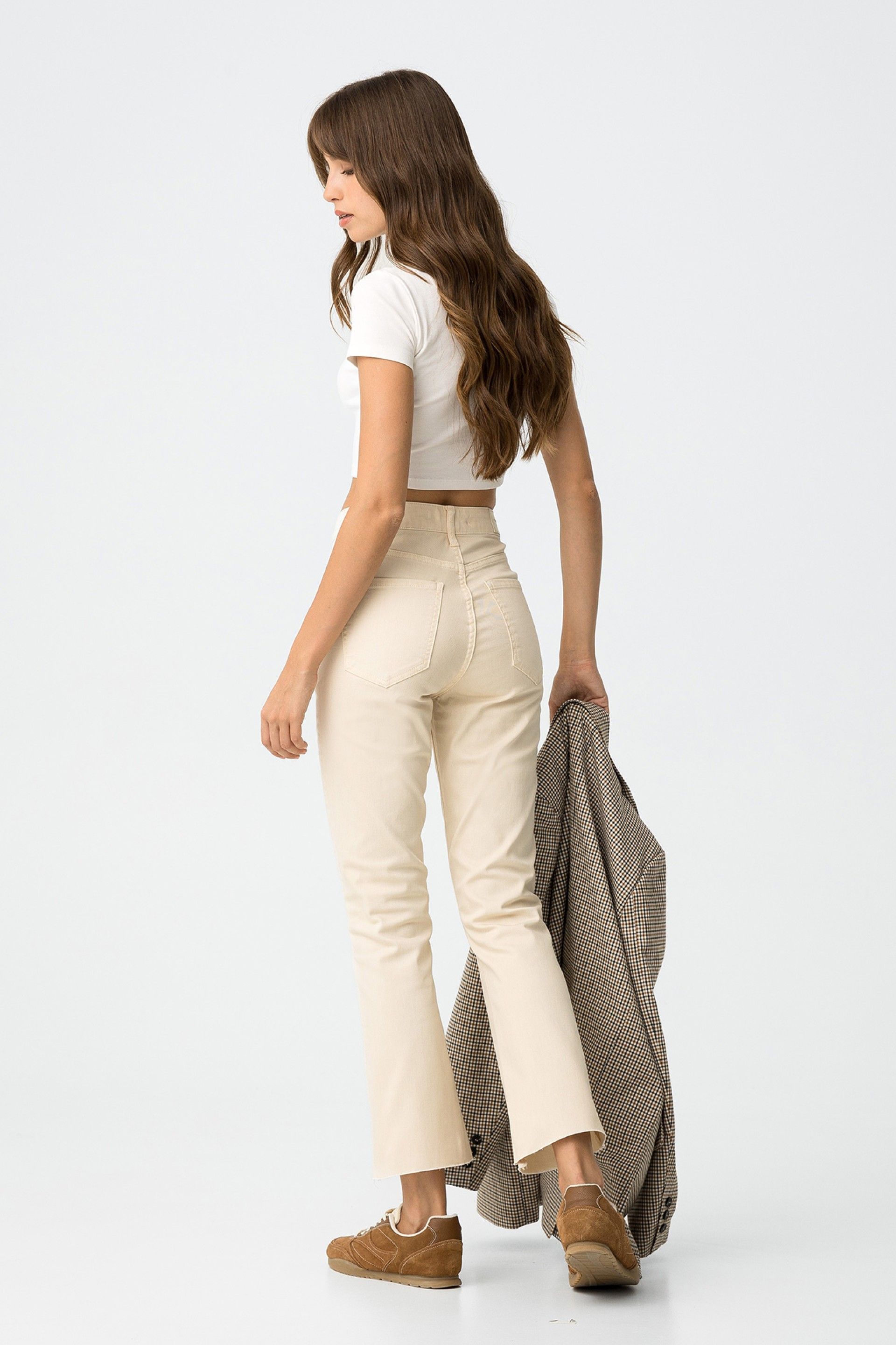 Jeans Megan Flare Beige