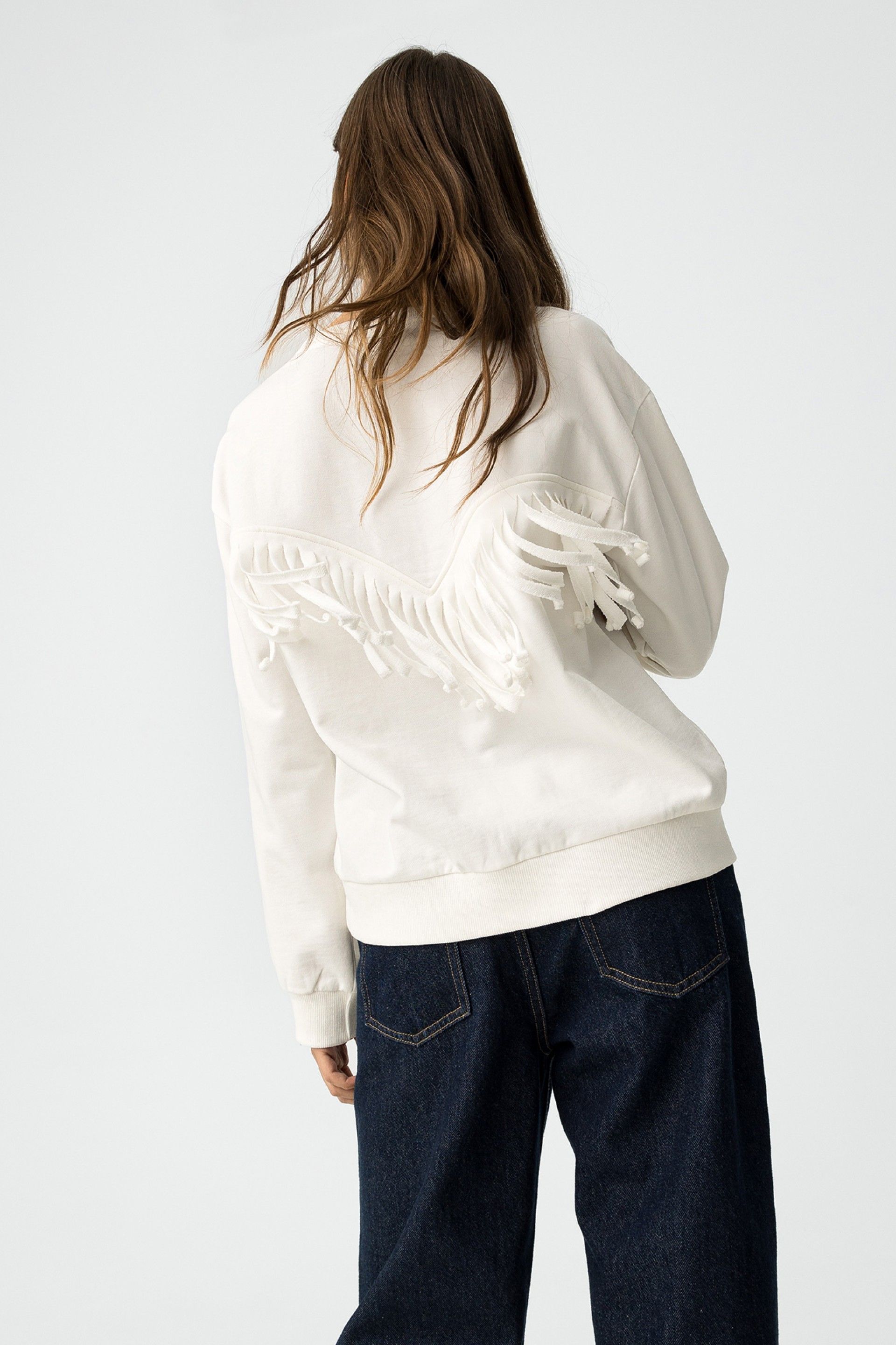 Sudadera Wester Blanca