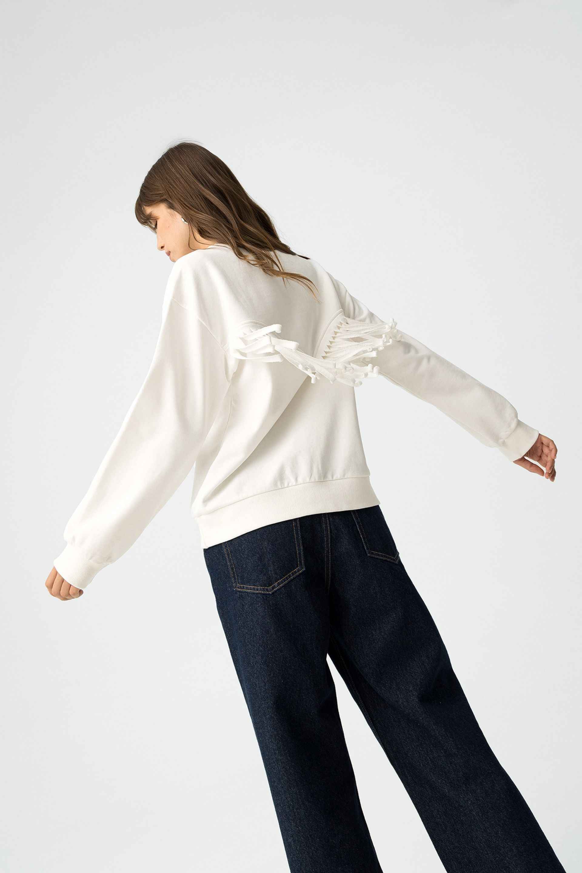 Sudadera Wester Blanca