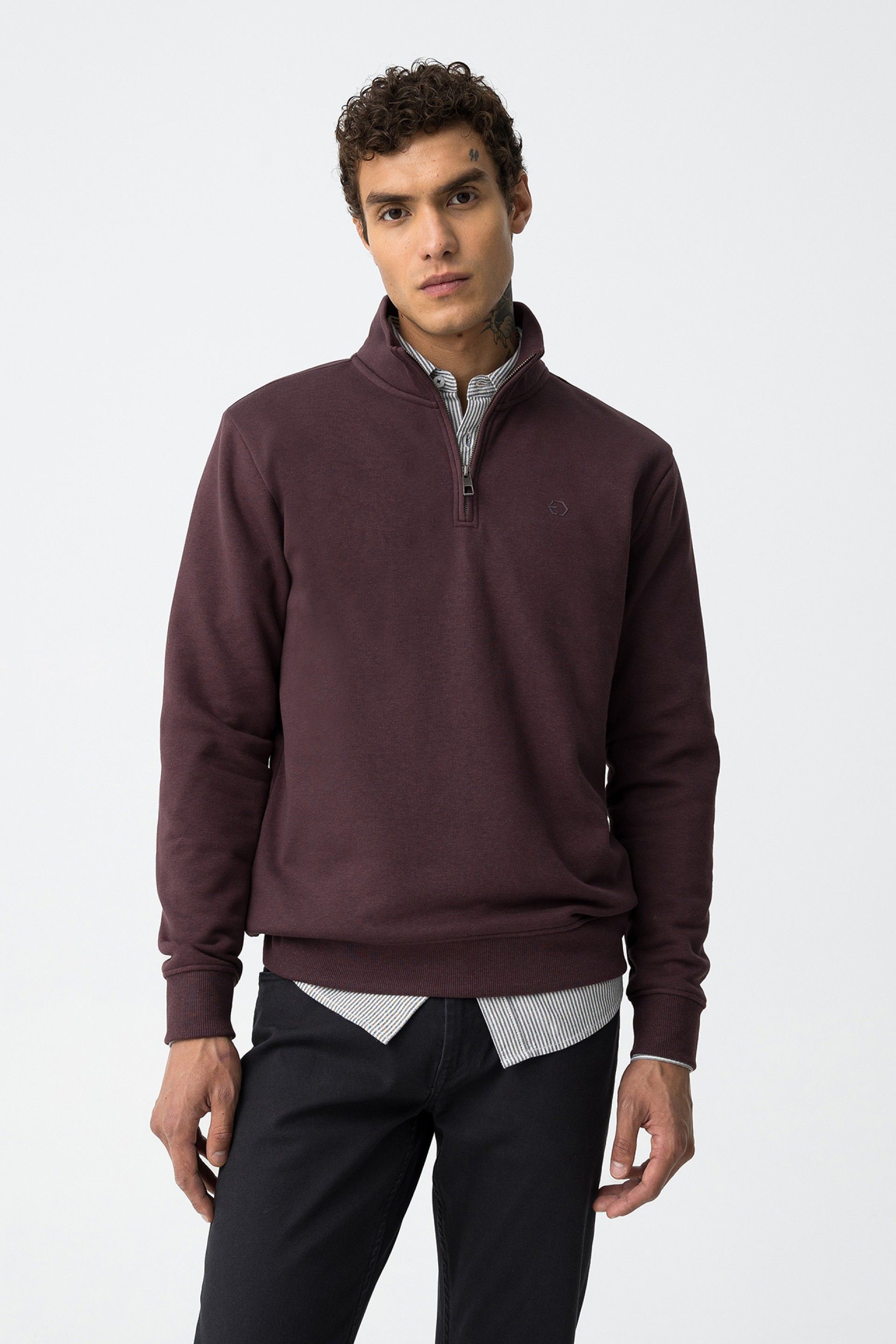 Sudadera Jamir Burdeos