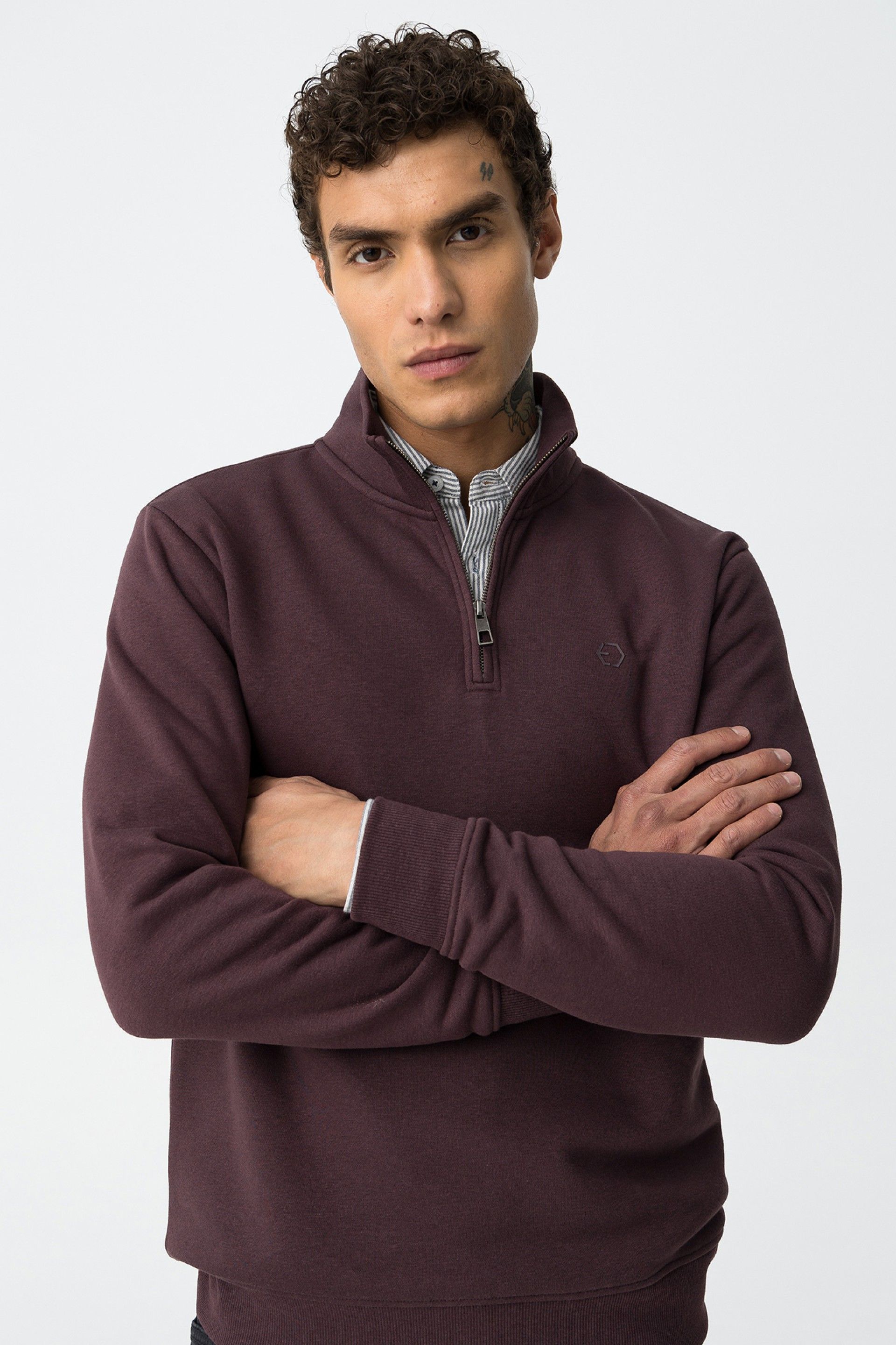 Sudadera Jamir Burdeos