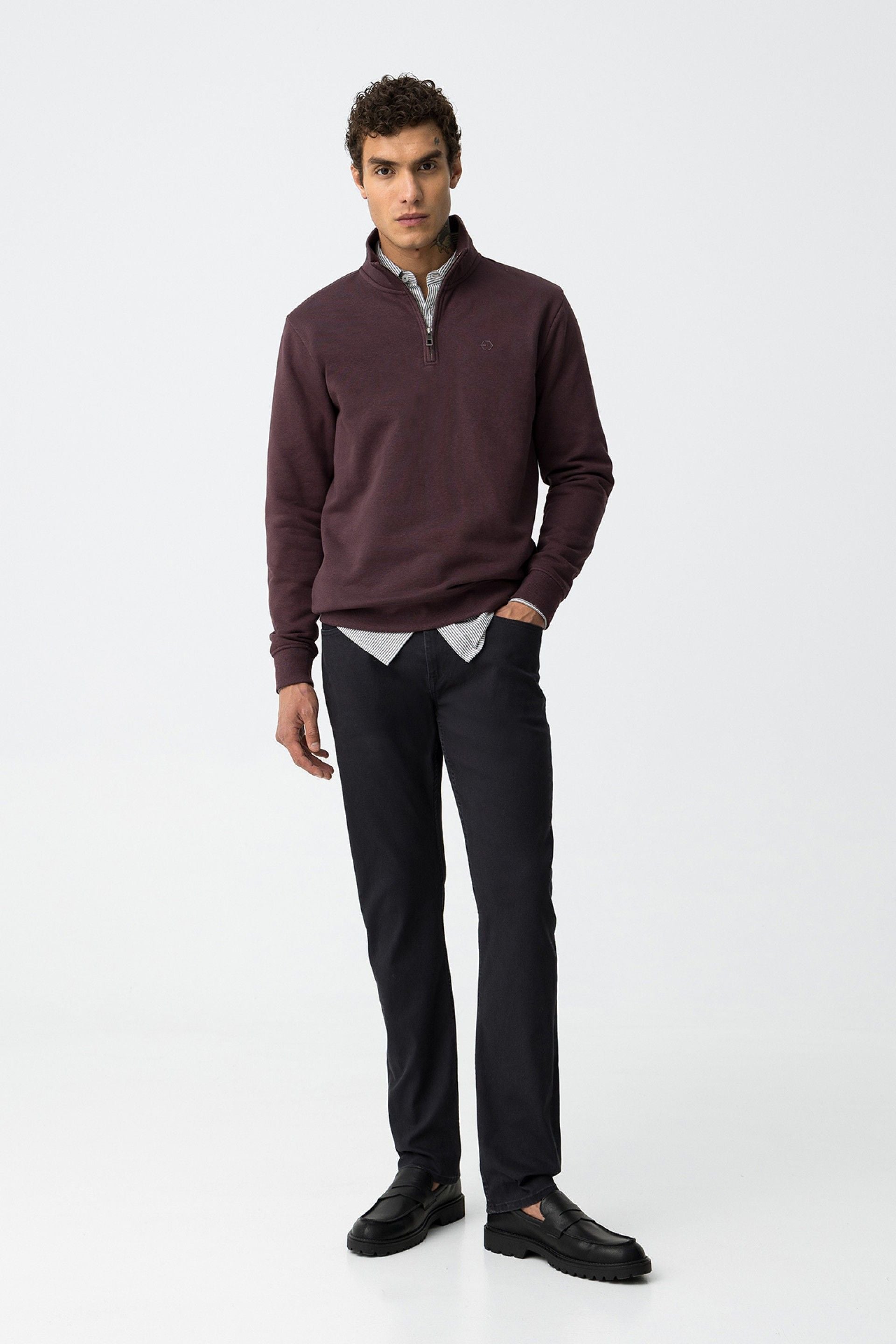 Sudadera Jamir Burdeos