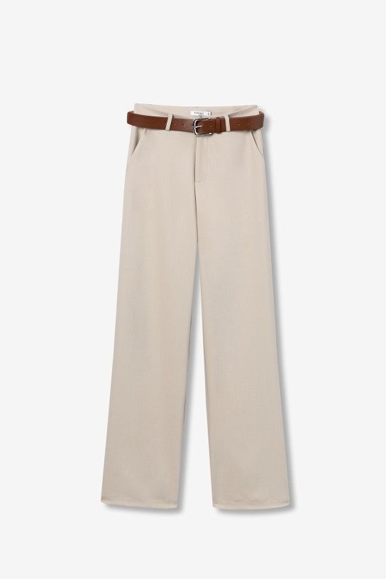 Pantalón Elora Beige + Cinturón