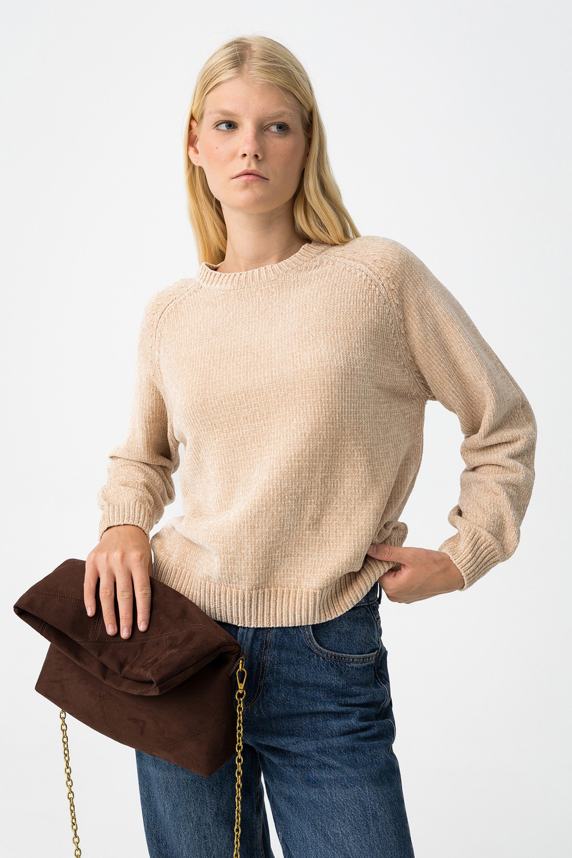 Jersey Chenilla Mango Beige