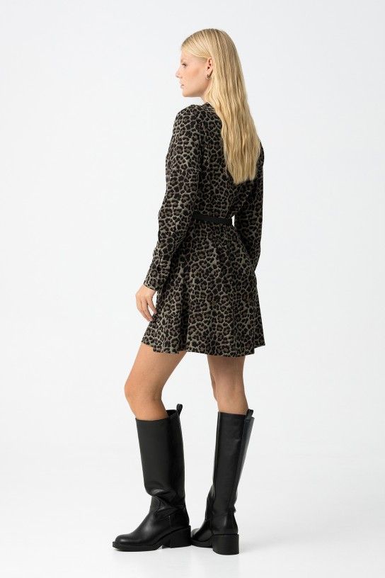 Vestido Leopardo + Cinturón