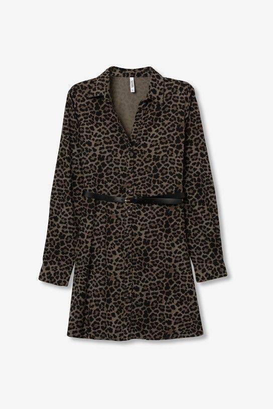 Vestido Leopardo + Cinturón