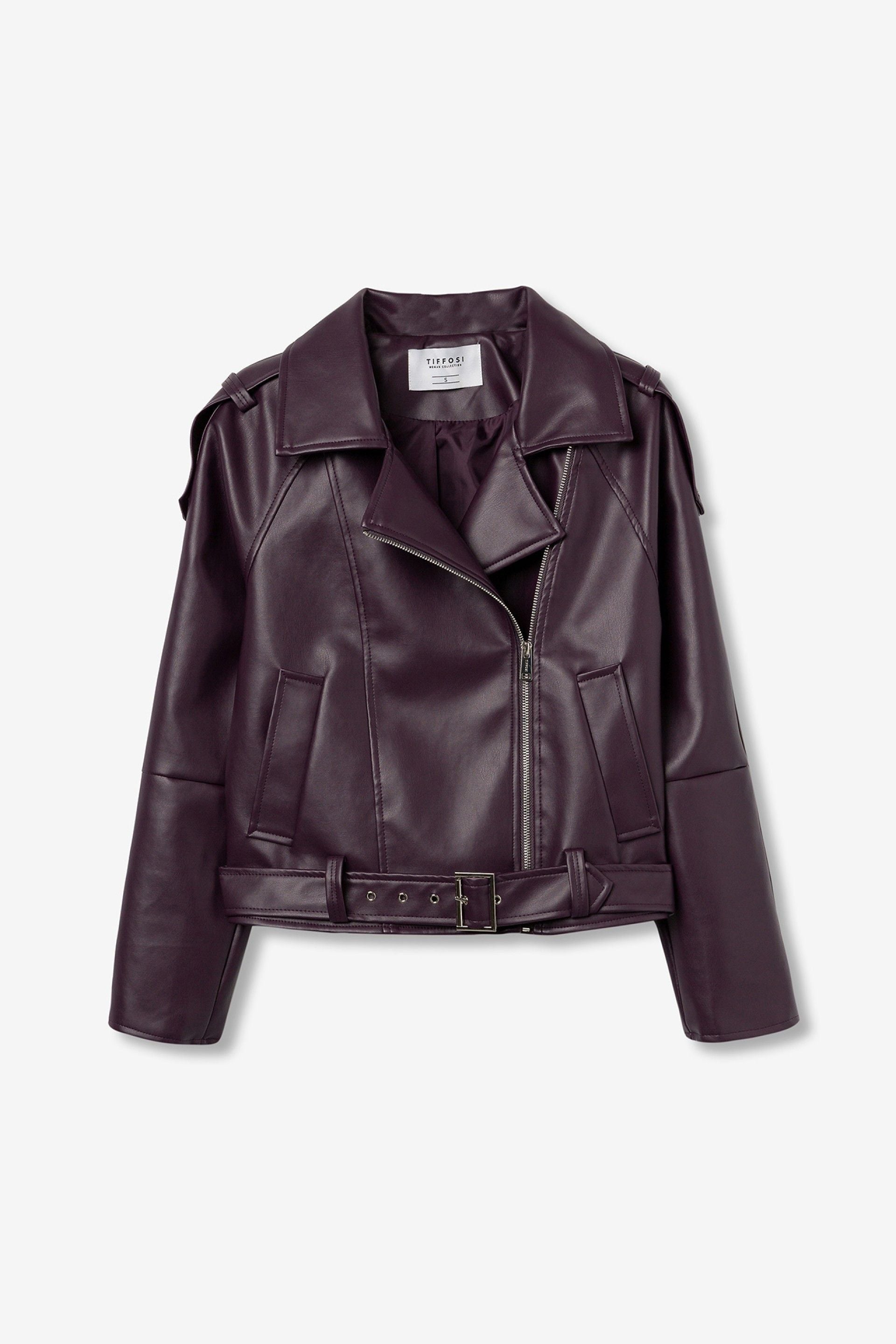 Chaqueta Polipiel Bree Morada