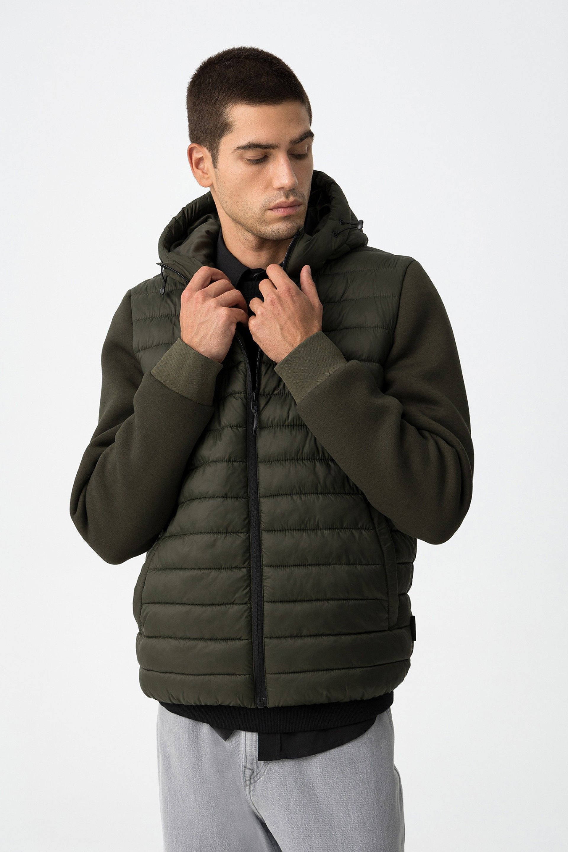 Chaqueta Plumas Blank Verde