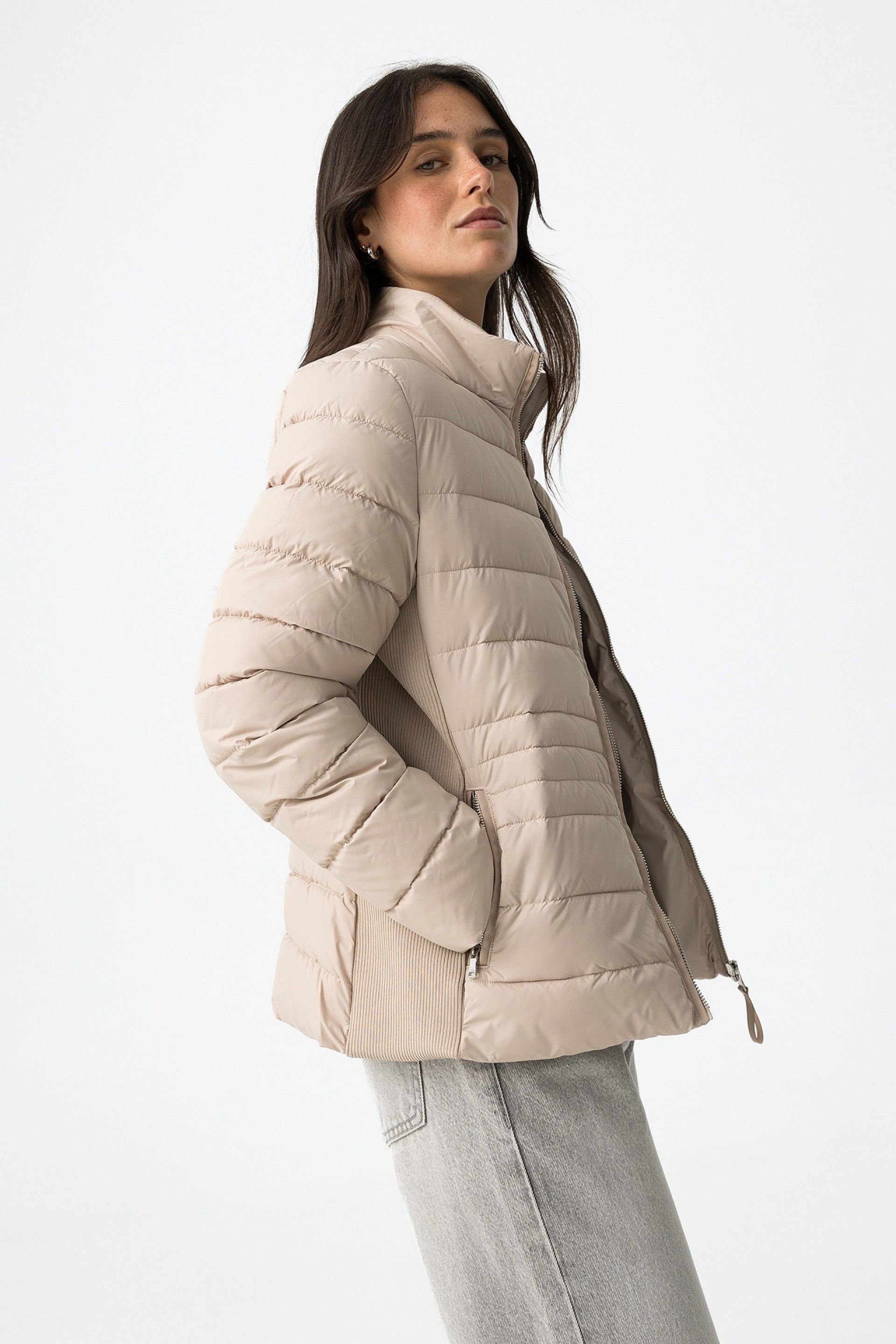 Chaqueta Acolchada Evelyn Beige