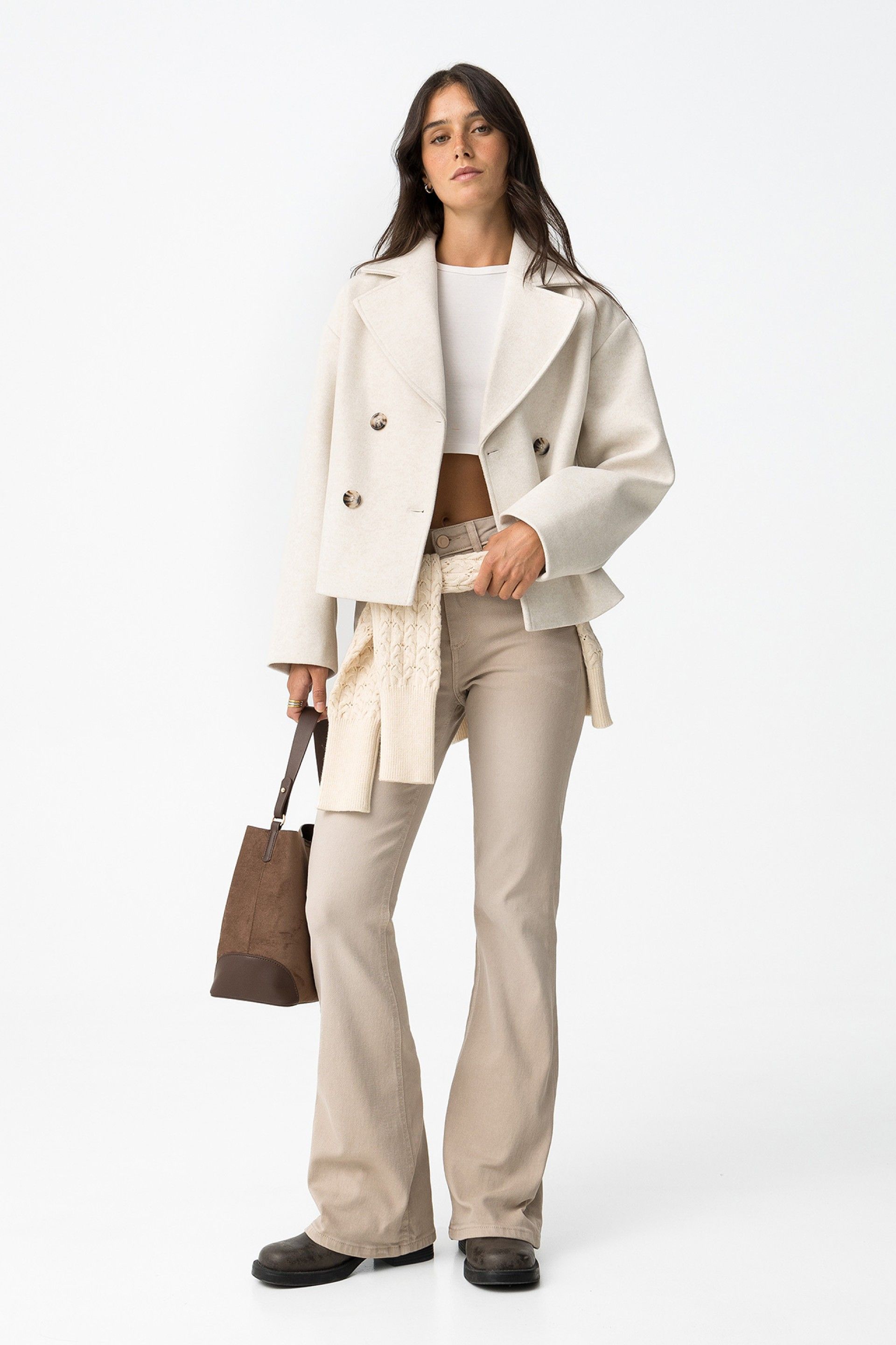 Jeans Campana Beige ZOE 66