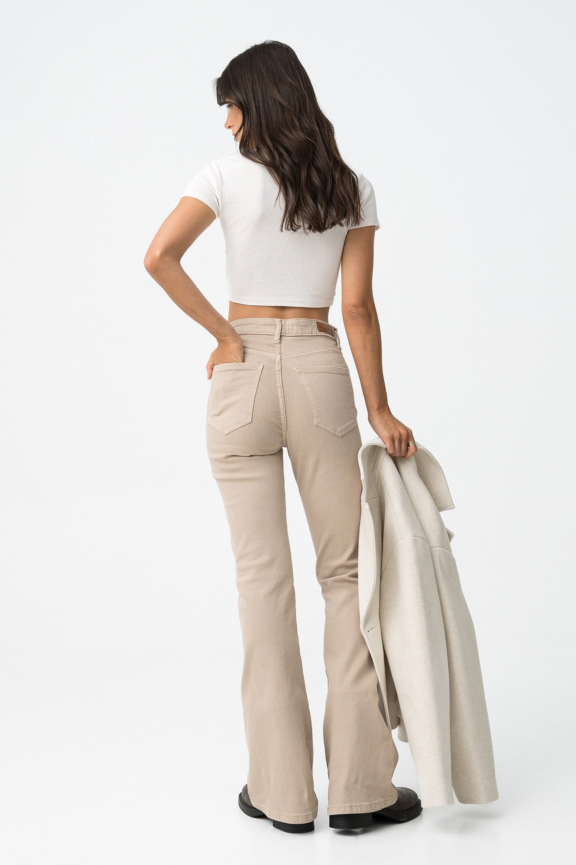 Jeans Campana Beige ZOE 66