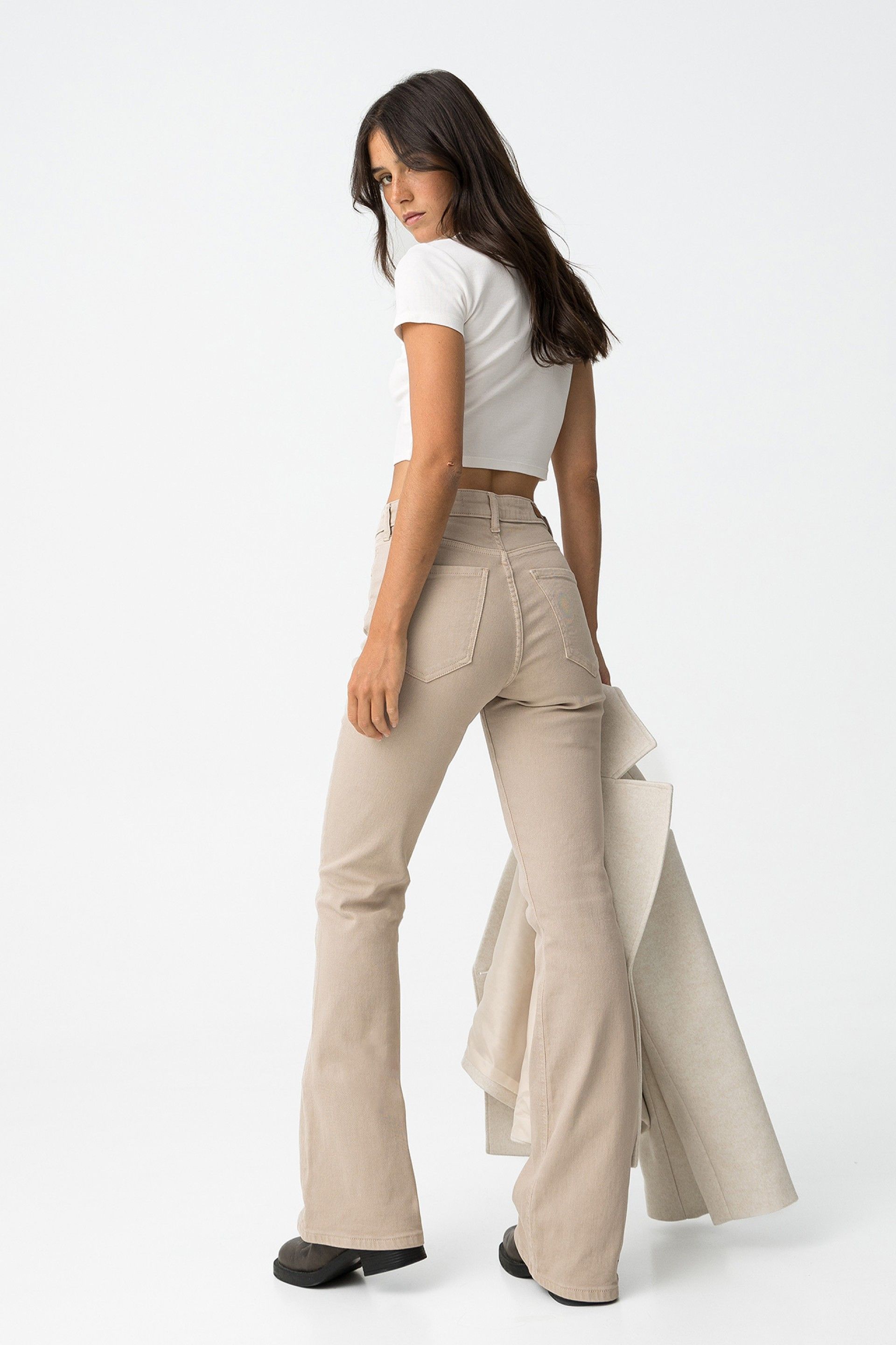 Jeans Campana Beige ZOE 66