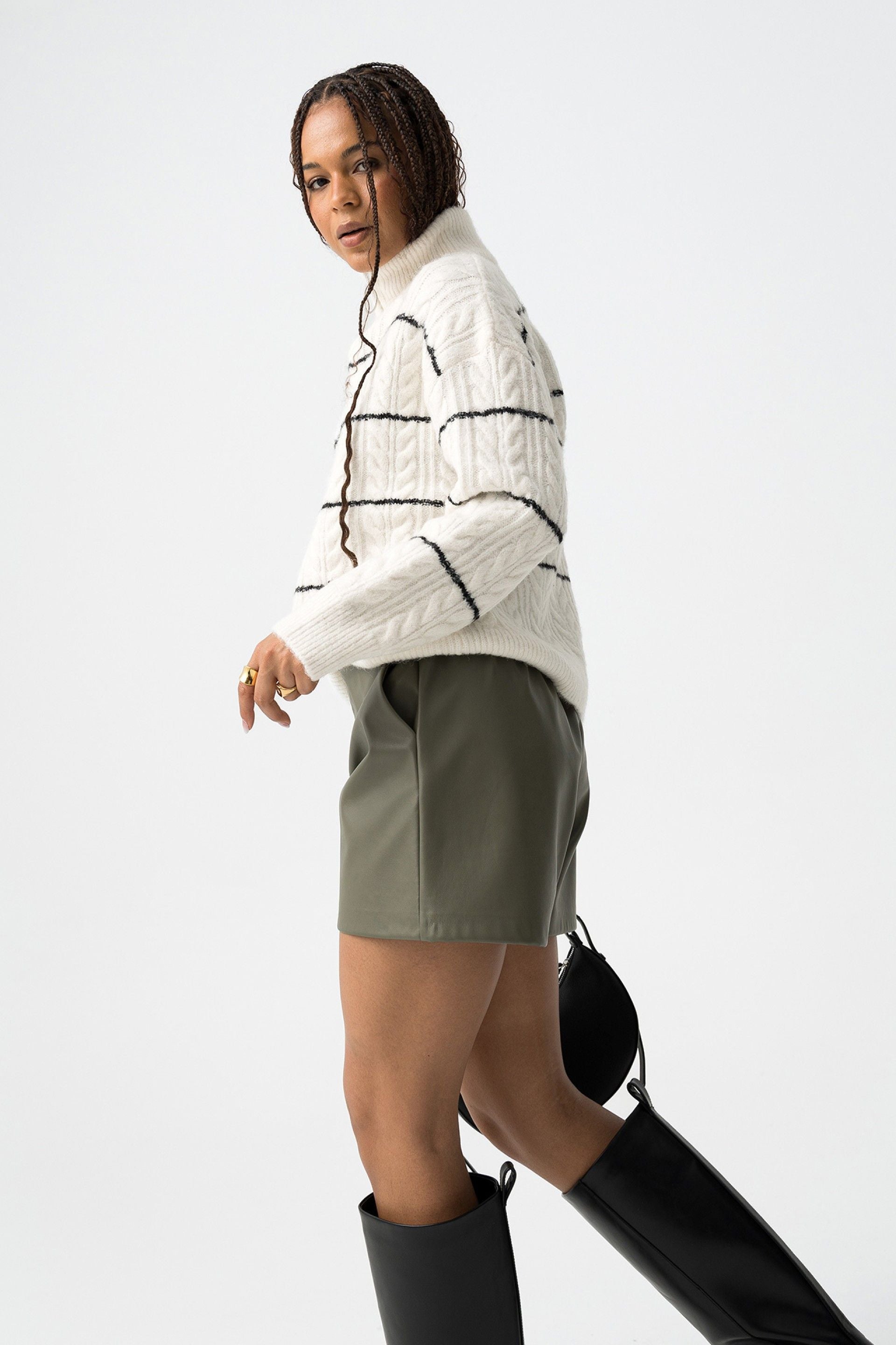 Short Polipiel Sonia Verde