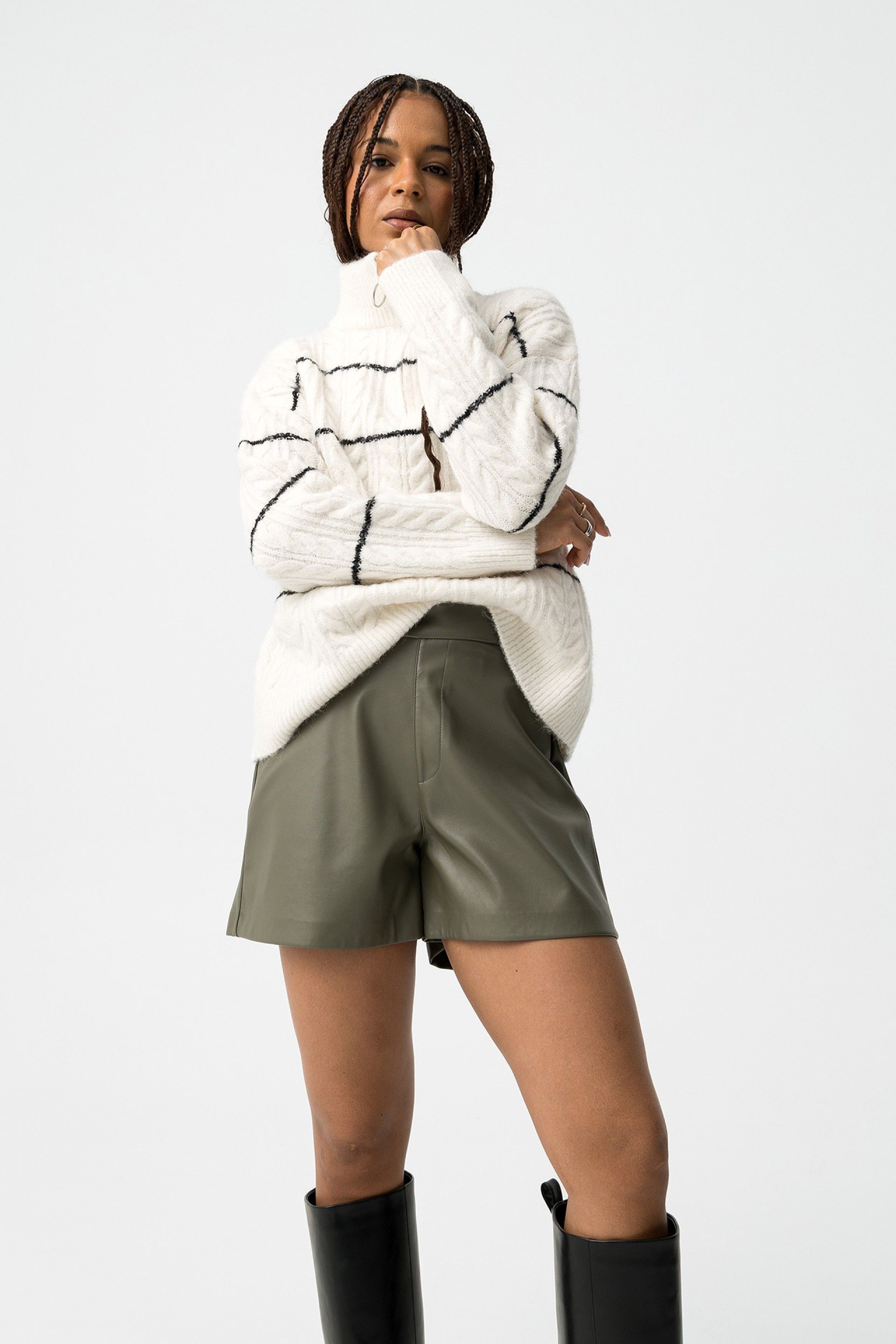 Short Polipiel Sonia Verde