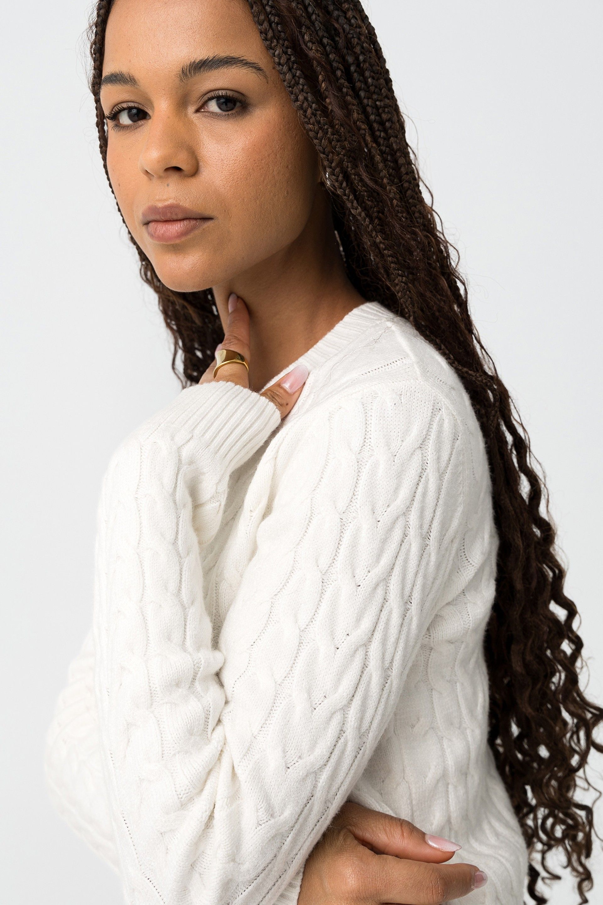 Cárdigan Limnoria Blanco