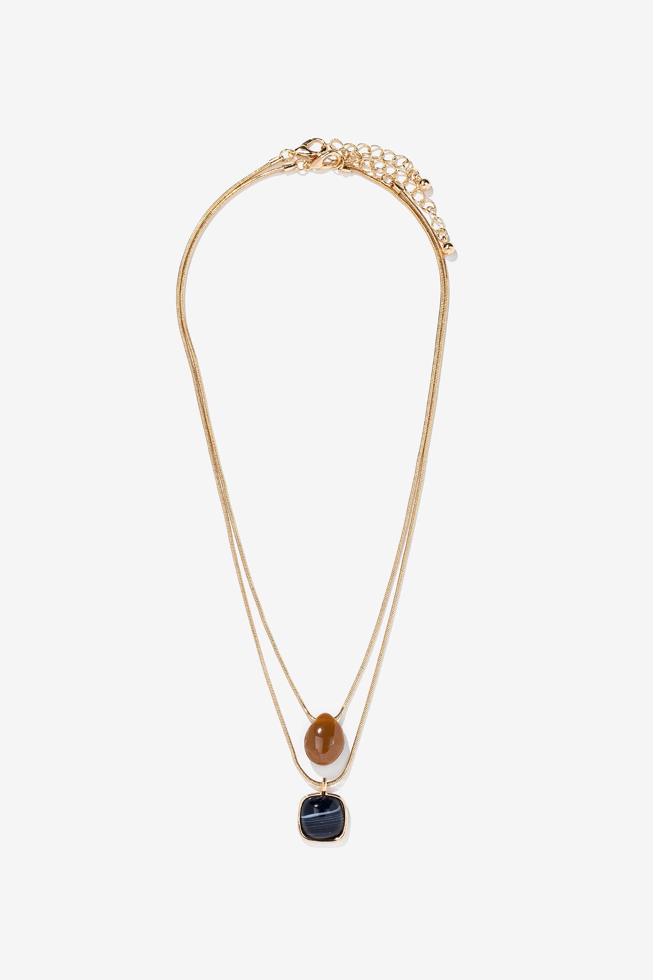 Collar Doble Dorado 3792