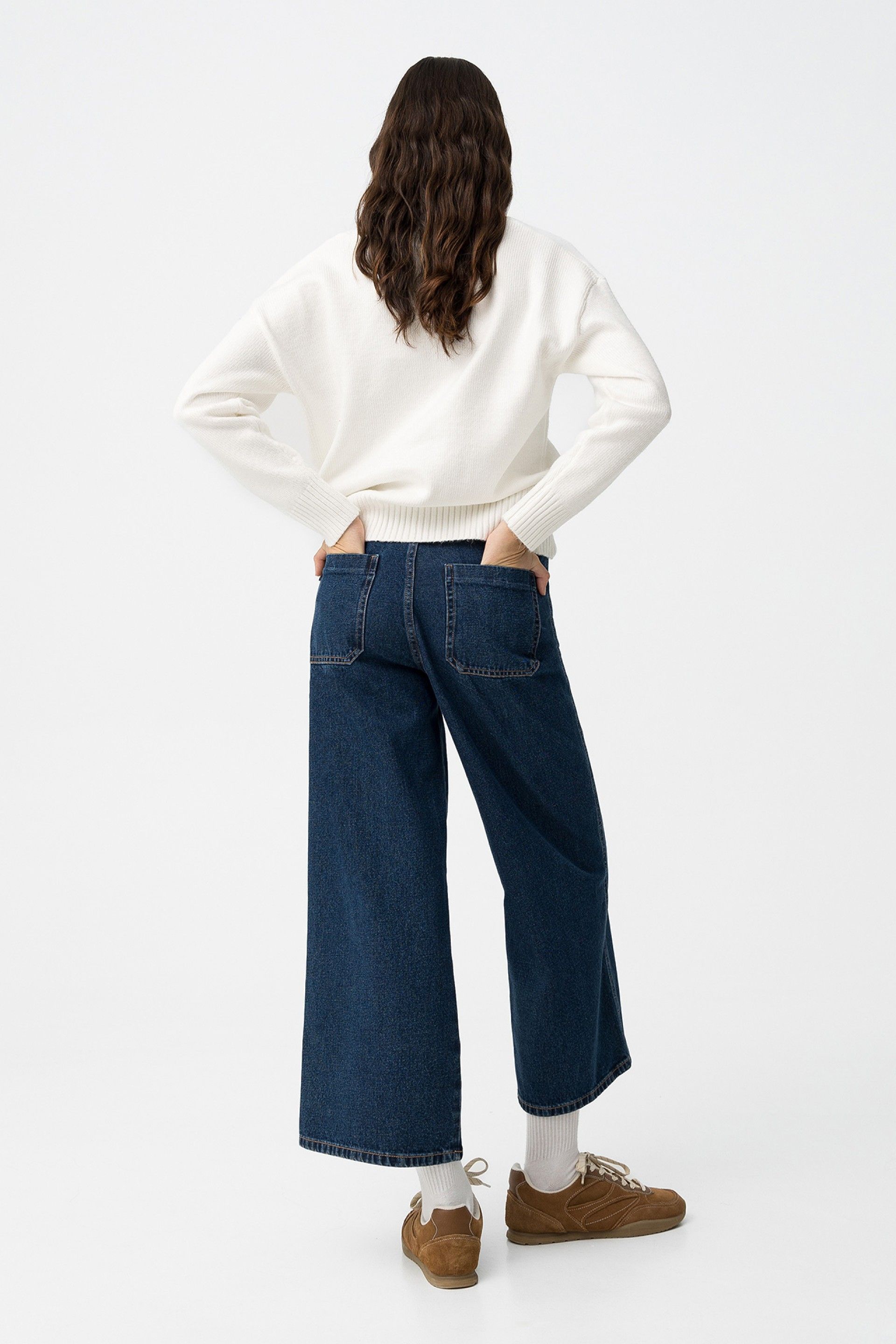 Jeans Phoebe Oscuro + Cinturón