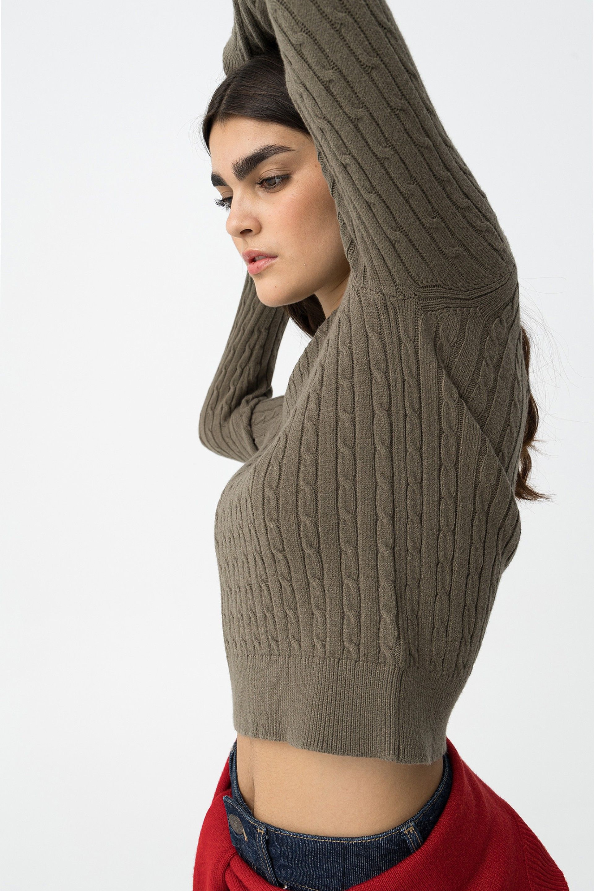 Jersey Trenzado Verde Eione