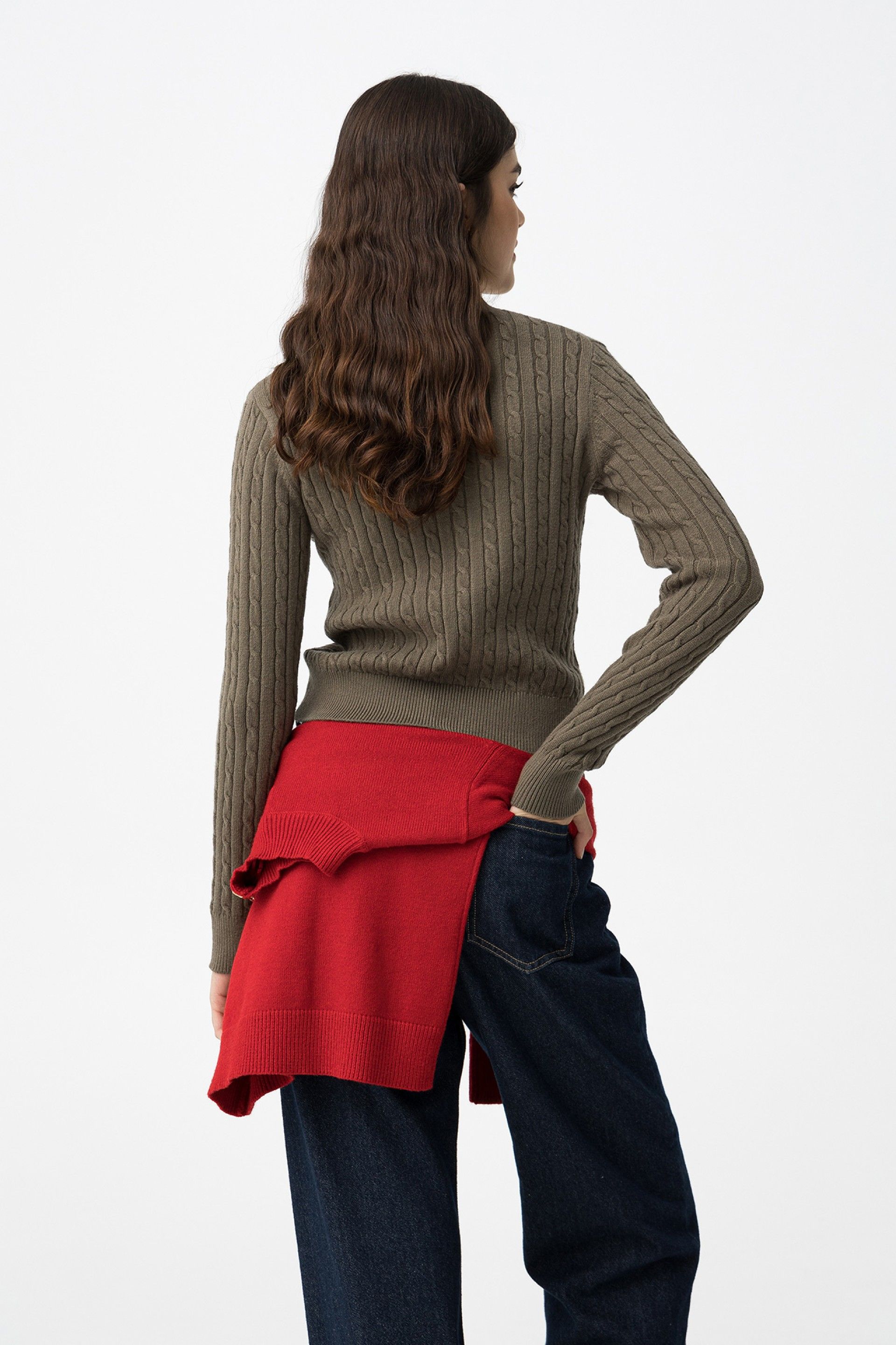 Jersey Trenzado Verde Eione