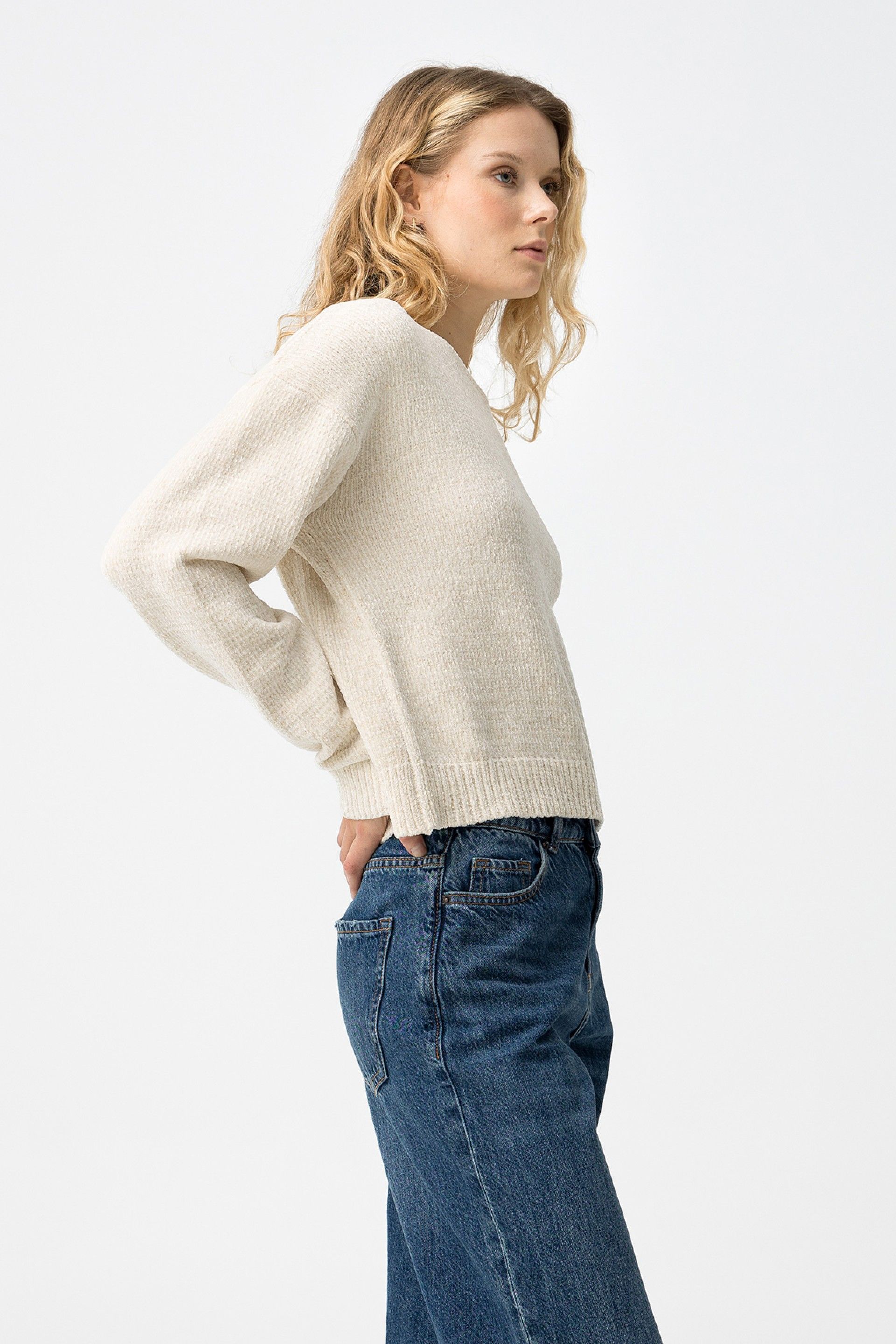 Jersey Chenilla Demeter Crudo