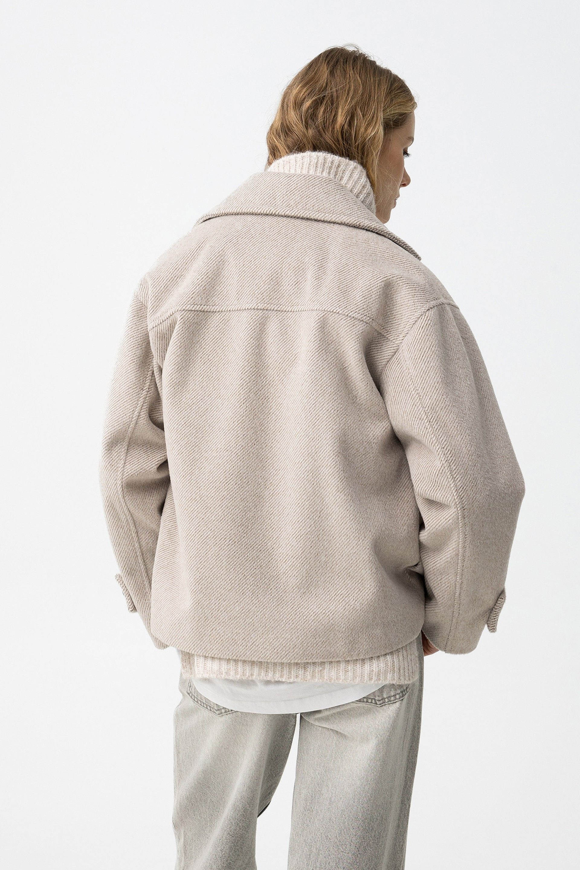 Chaqueta Paño Crop Opium