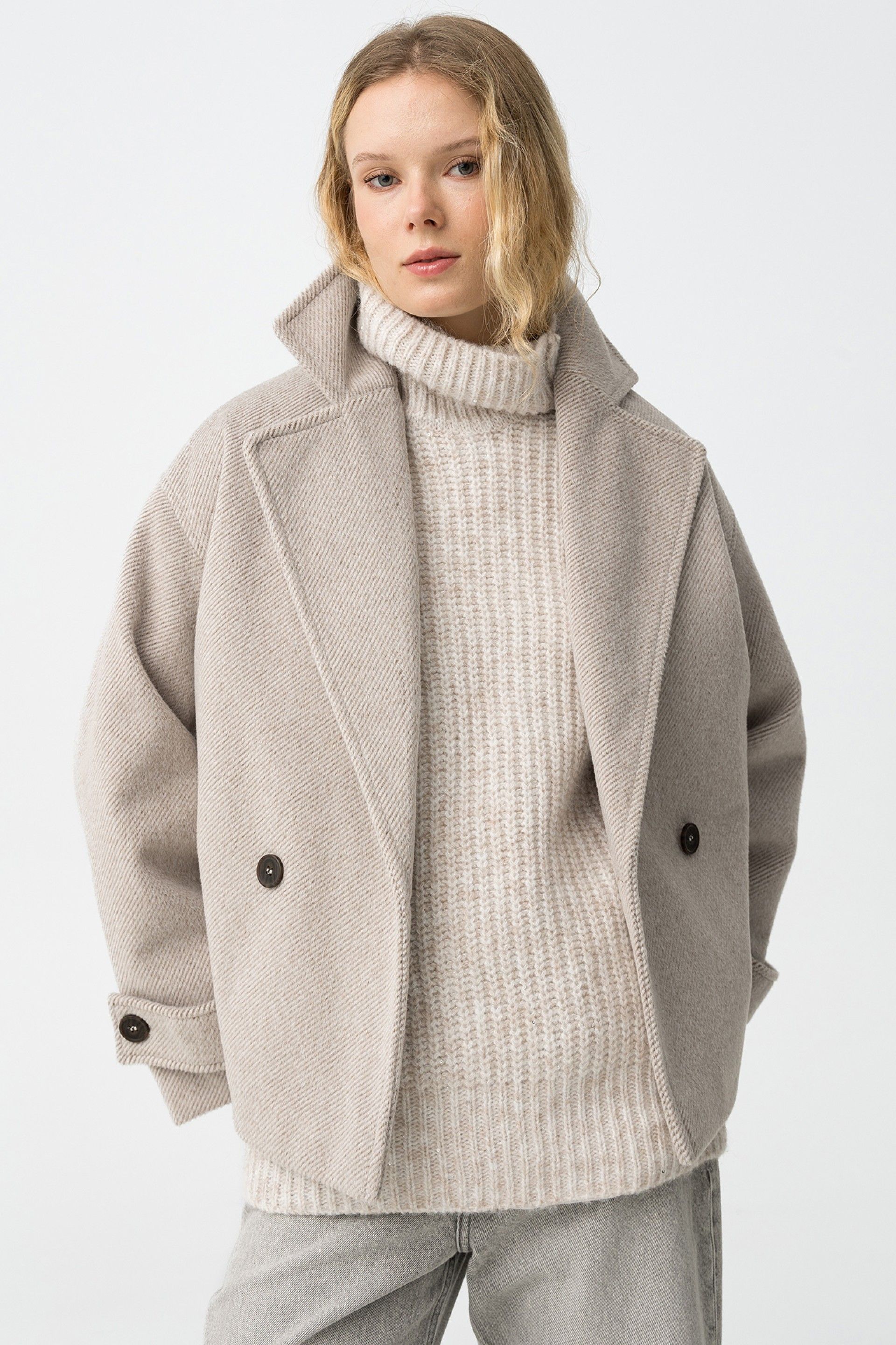 Chaqueta Paño Crop Opium