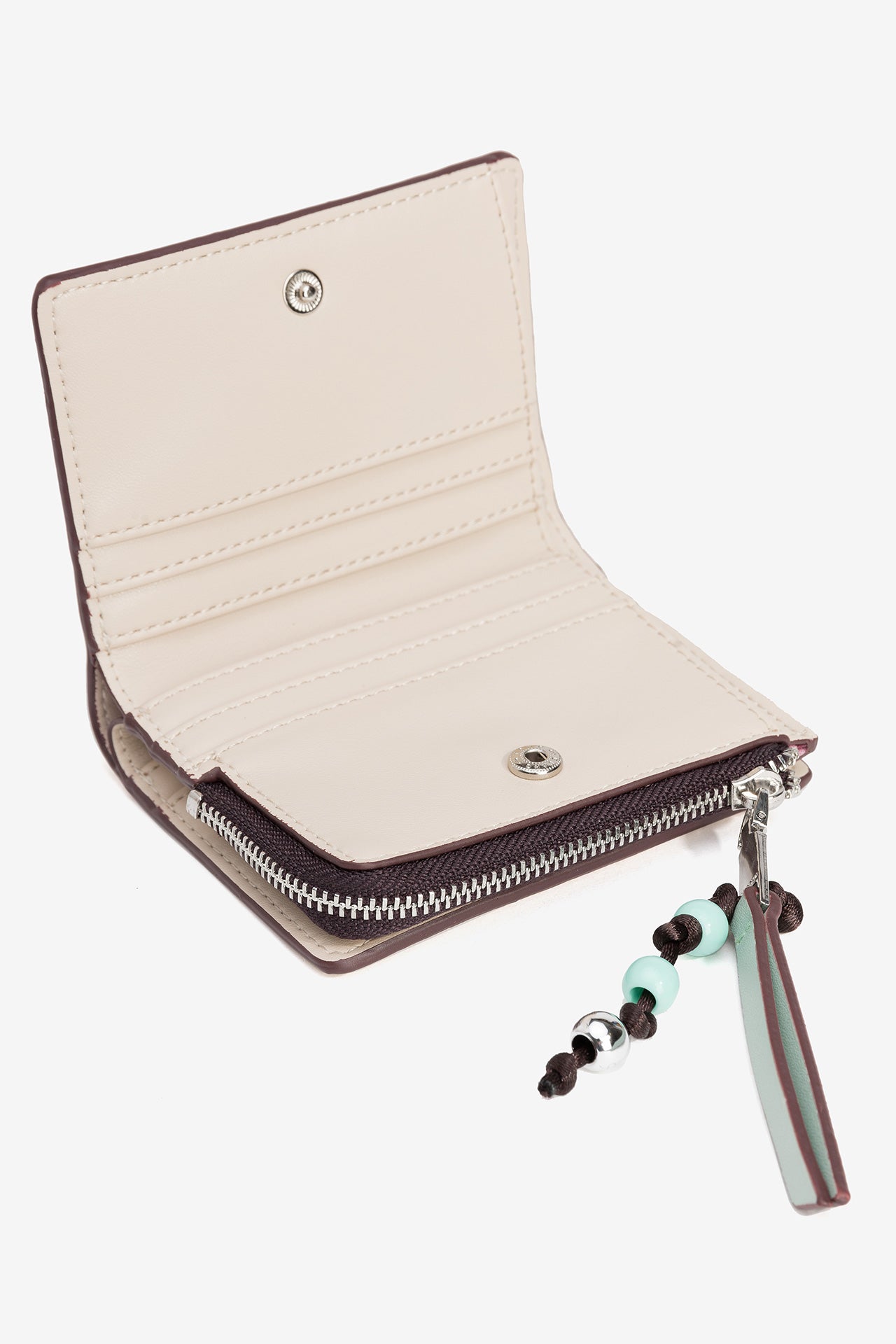 Monedero Beige Flor 4302