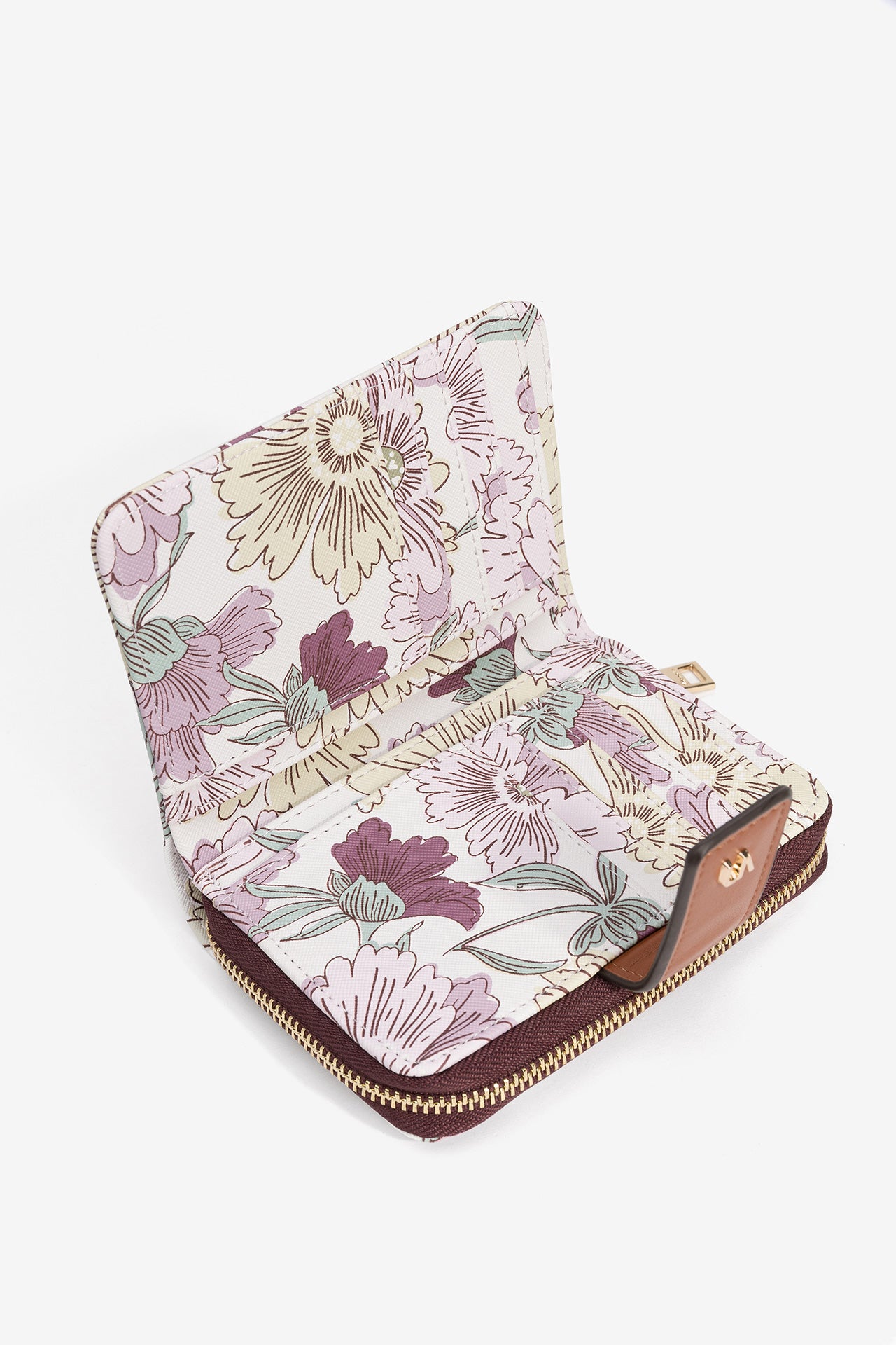 Monedero Mediano Floral4296