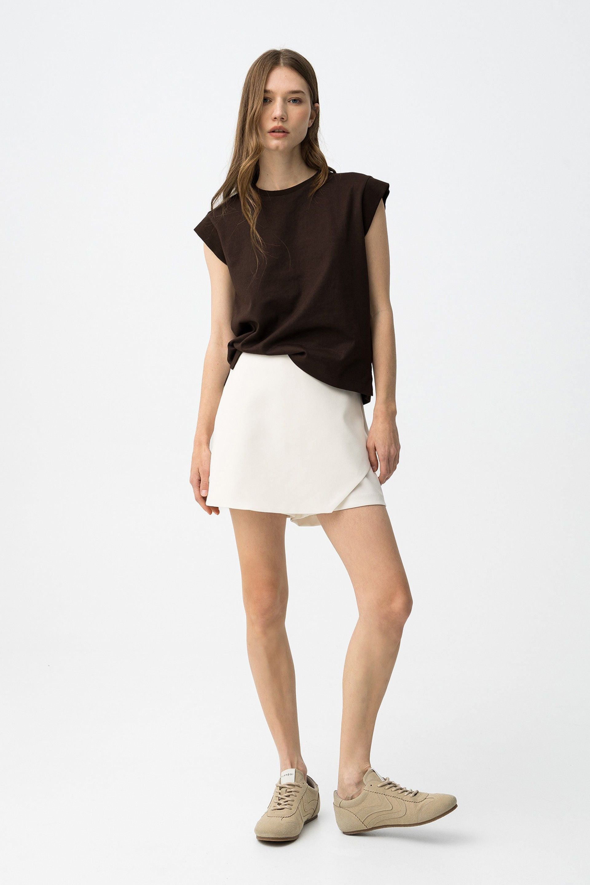 Falda Pantalón Pepper Crudo