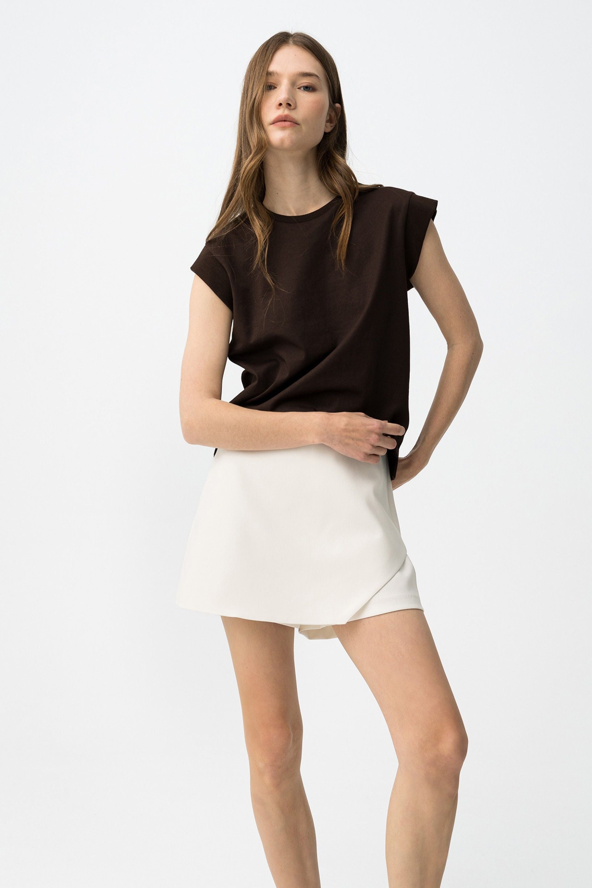 Falda Pantalón Pepper Crudo