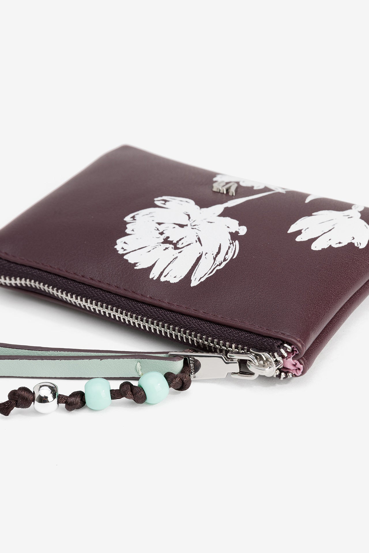 Monedero Morado Flores 4304