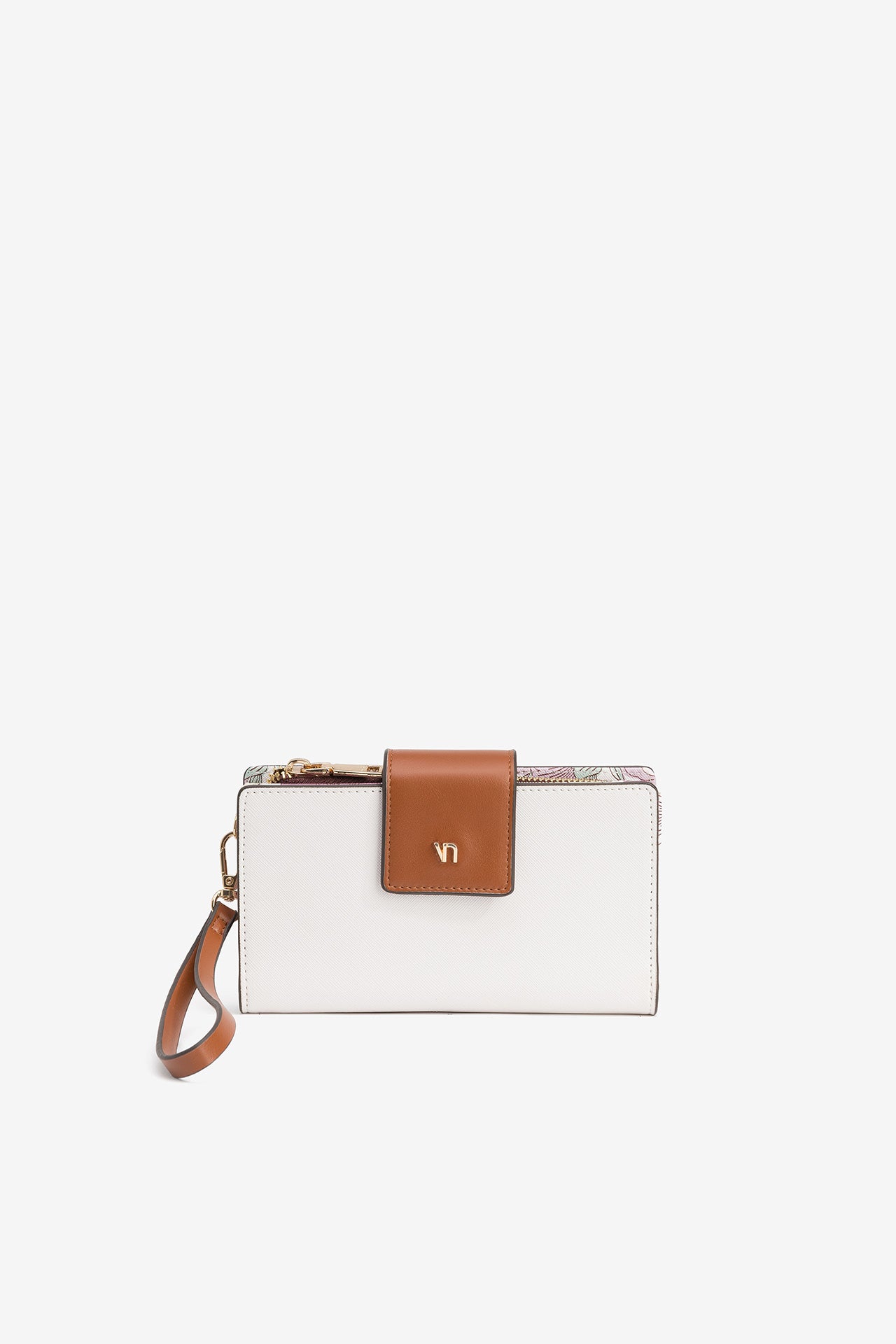 Monedero Beige Floral 4293