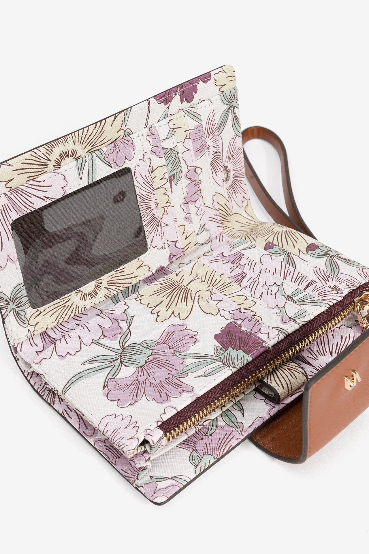 Monedero Beige Floral 4293