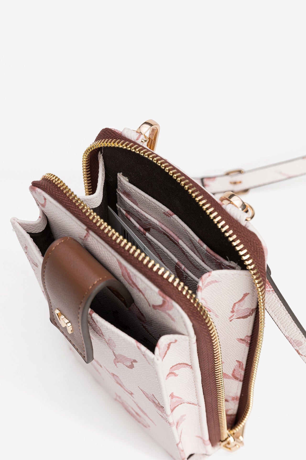 Portamovil Rosa Floral 360