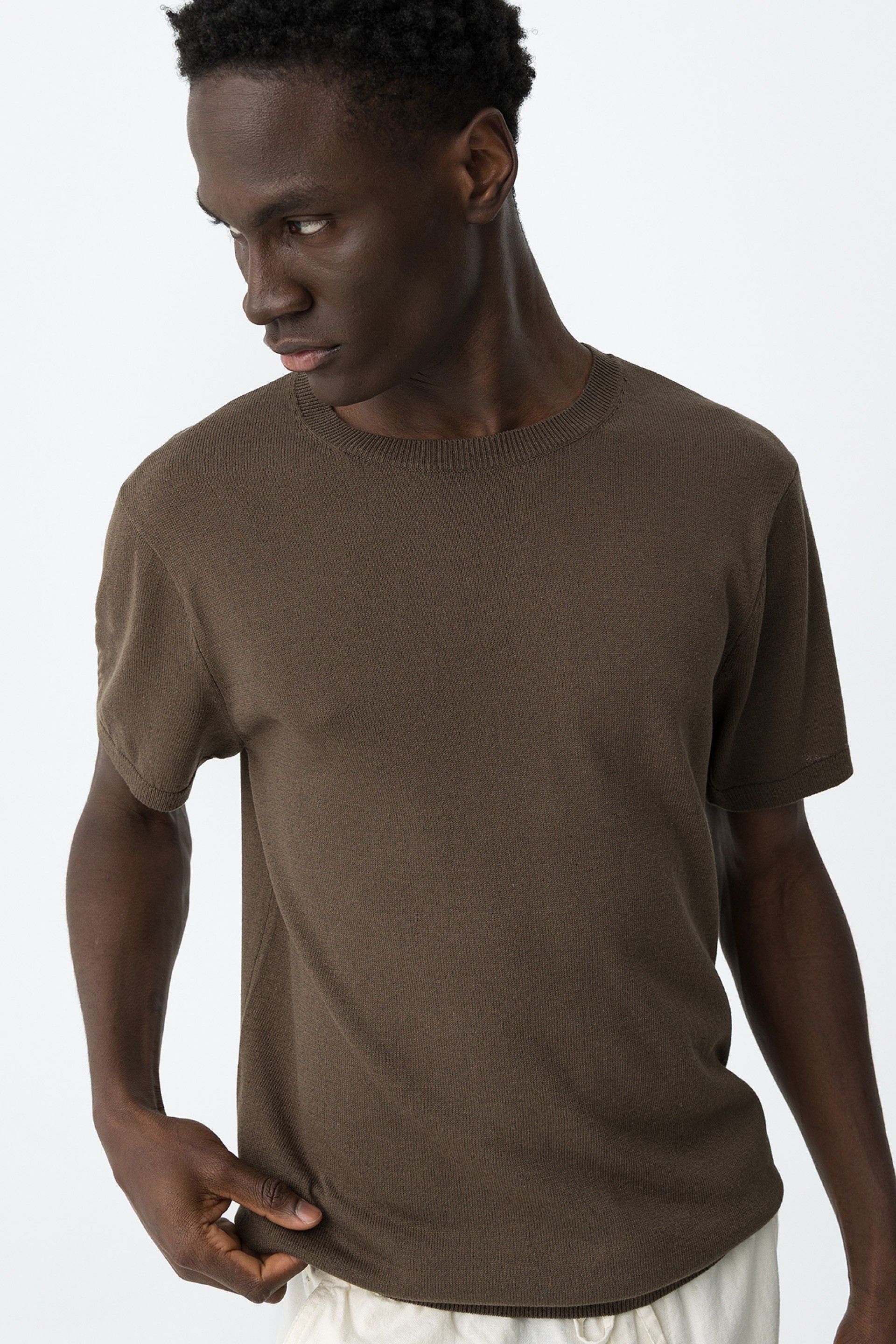 Camsieta Punto Wabisabi Marrón