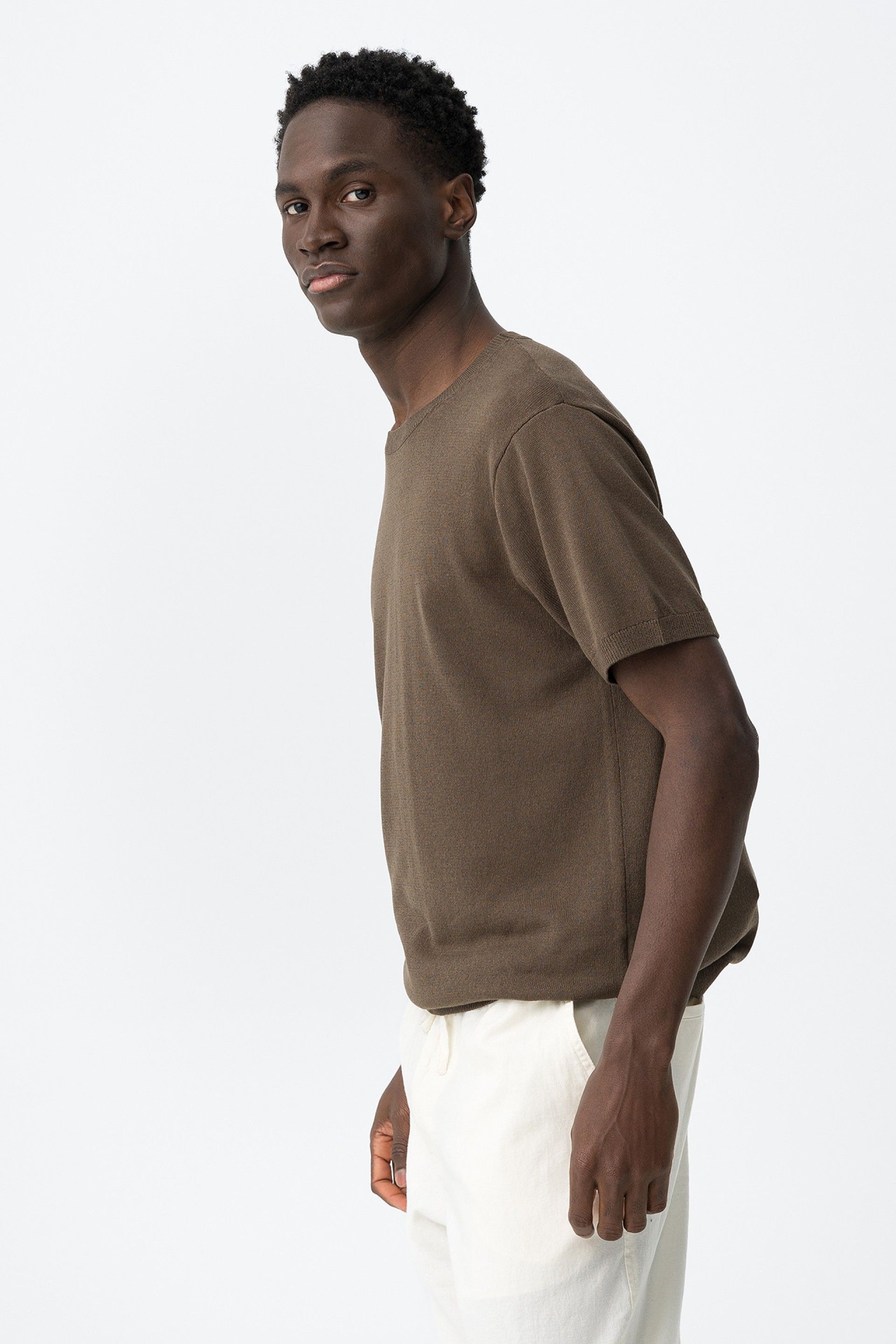 Camsieta Punto Wabisabi Marrón