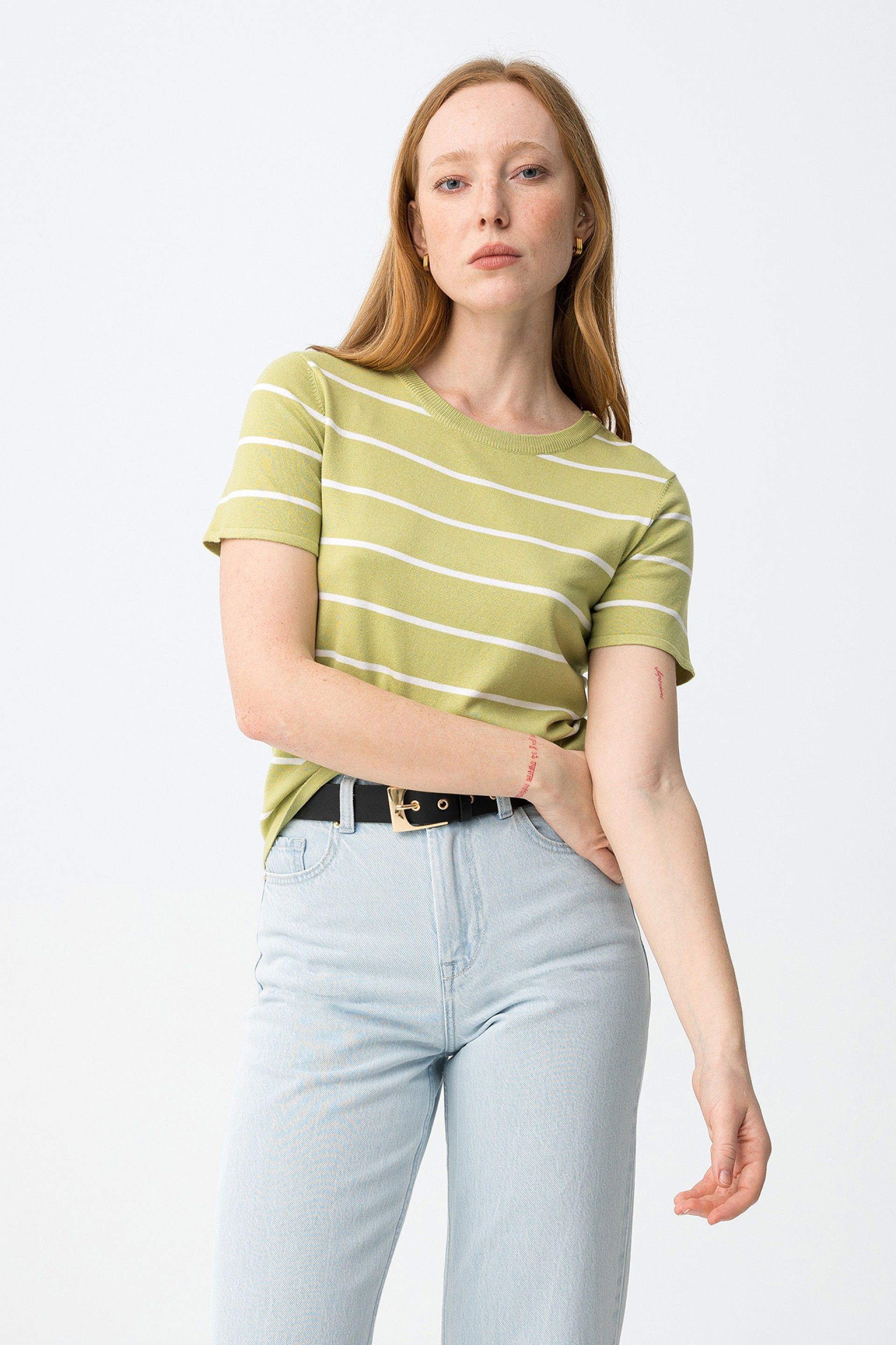 Camiseta Punto Rufina Verde