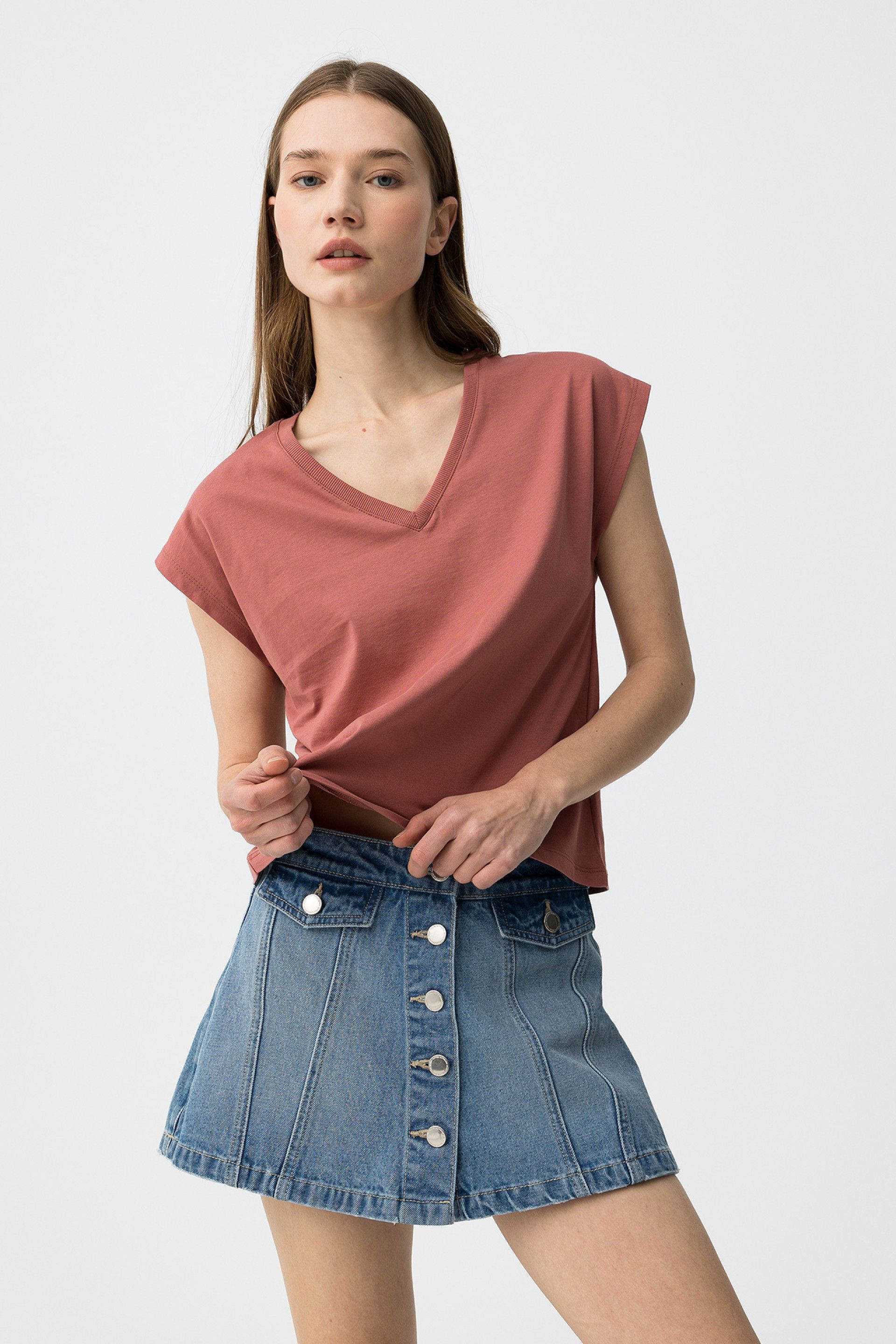 Camiseta Charlize V Frambuesa