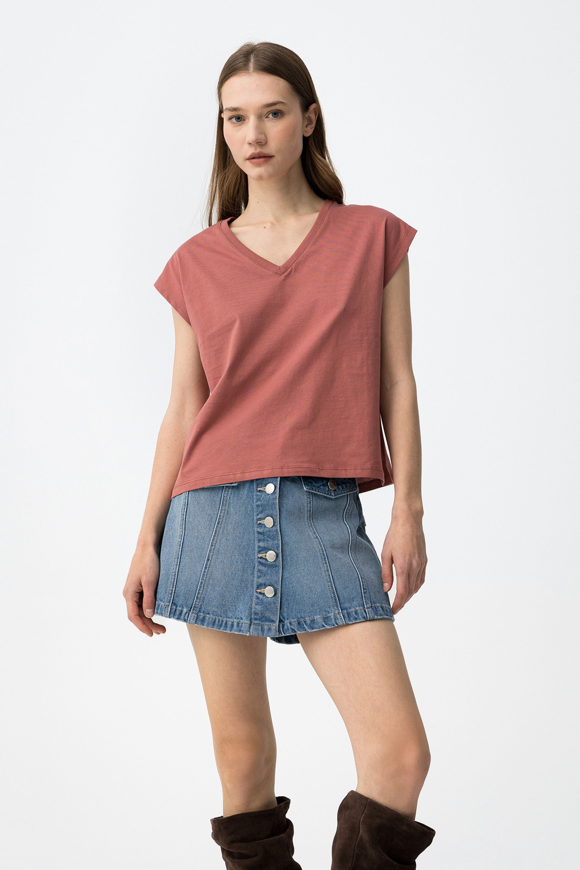 Camiseta Charlize V Frambuesa